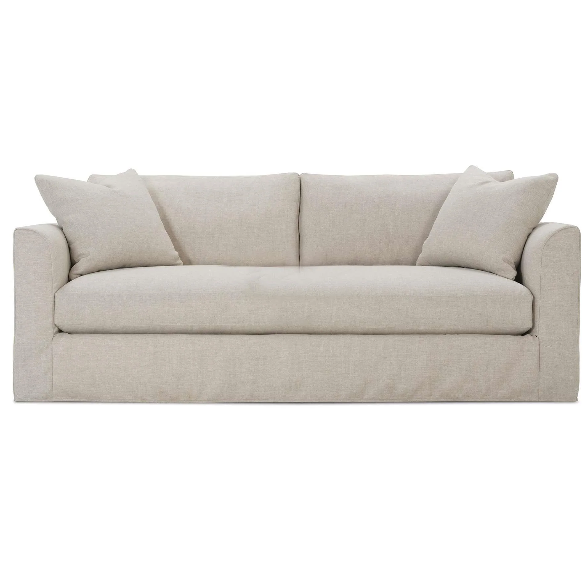 Rowe Furniture Derby Stationary Sofa Derby P602-SLIP-022 Slipcover Sofa - Image 1