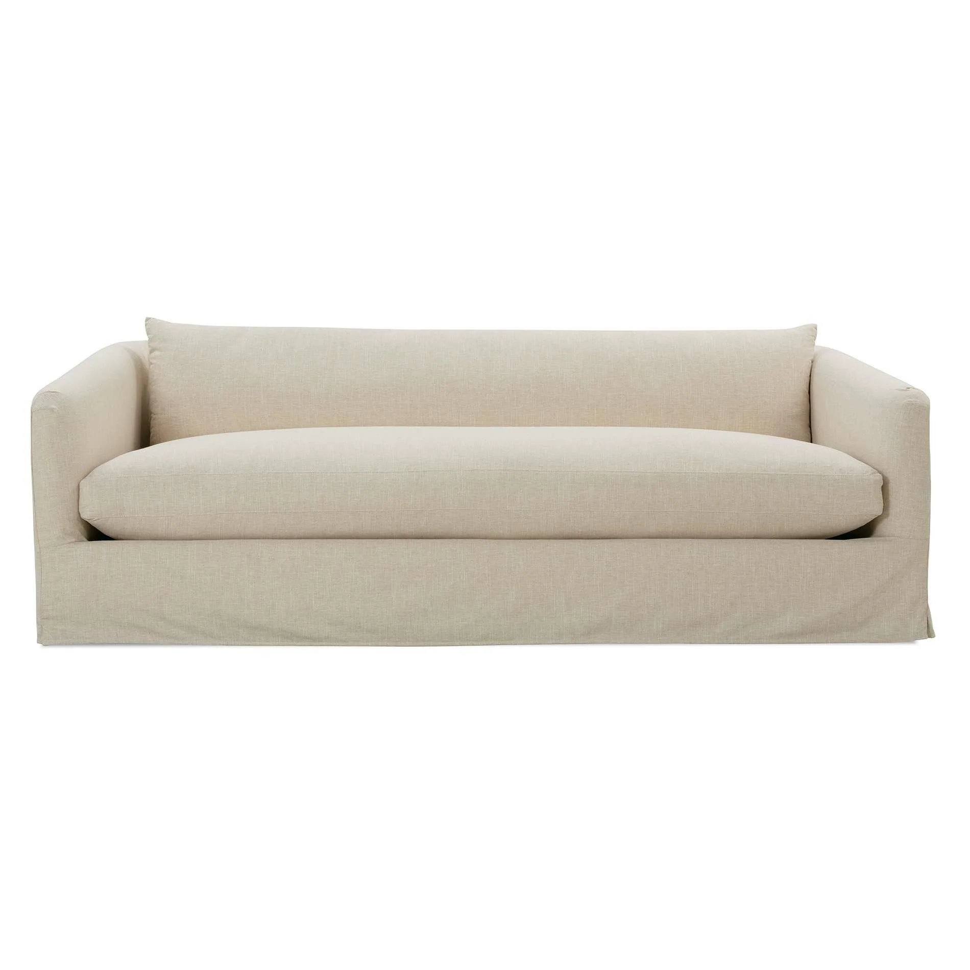 Robin Bruce Florence Stationary Fabric Sofa FLORENCE-SLIP-022 86″ Sofa