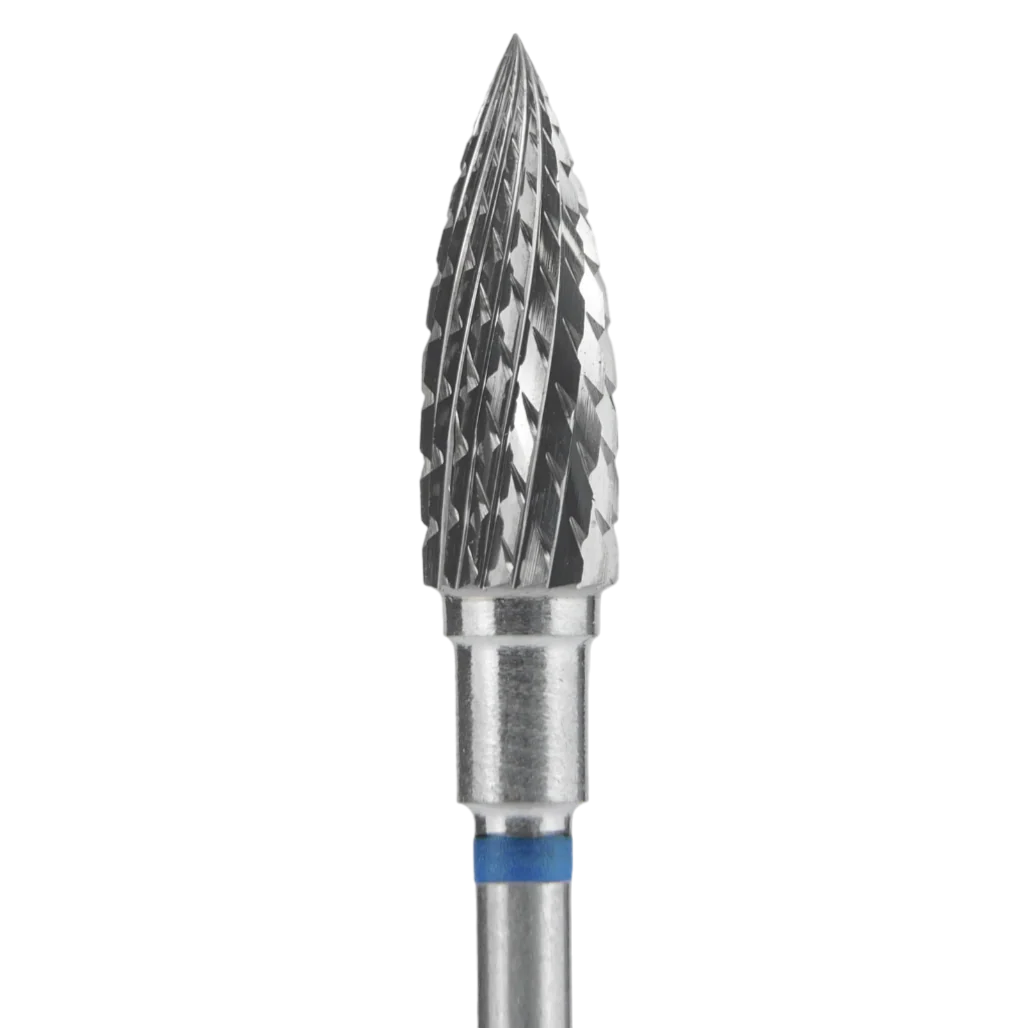 CARBIDE NAIL DRILL BIT, "Cone", BLUE, HEAD DIAMETER 5/13,5MM (FT10B050/13.5) (#210) -STALEKS™ - Image 2