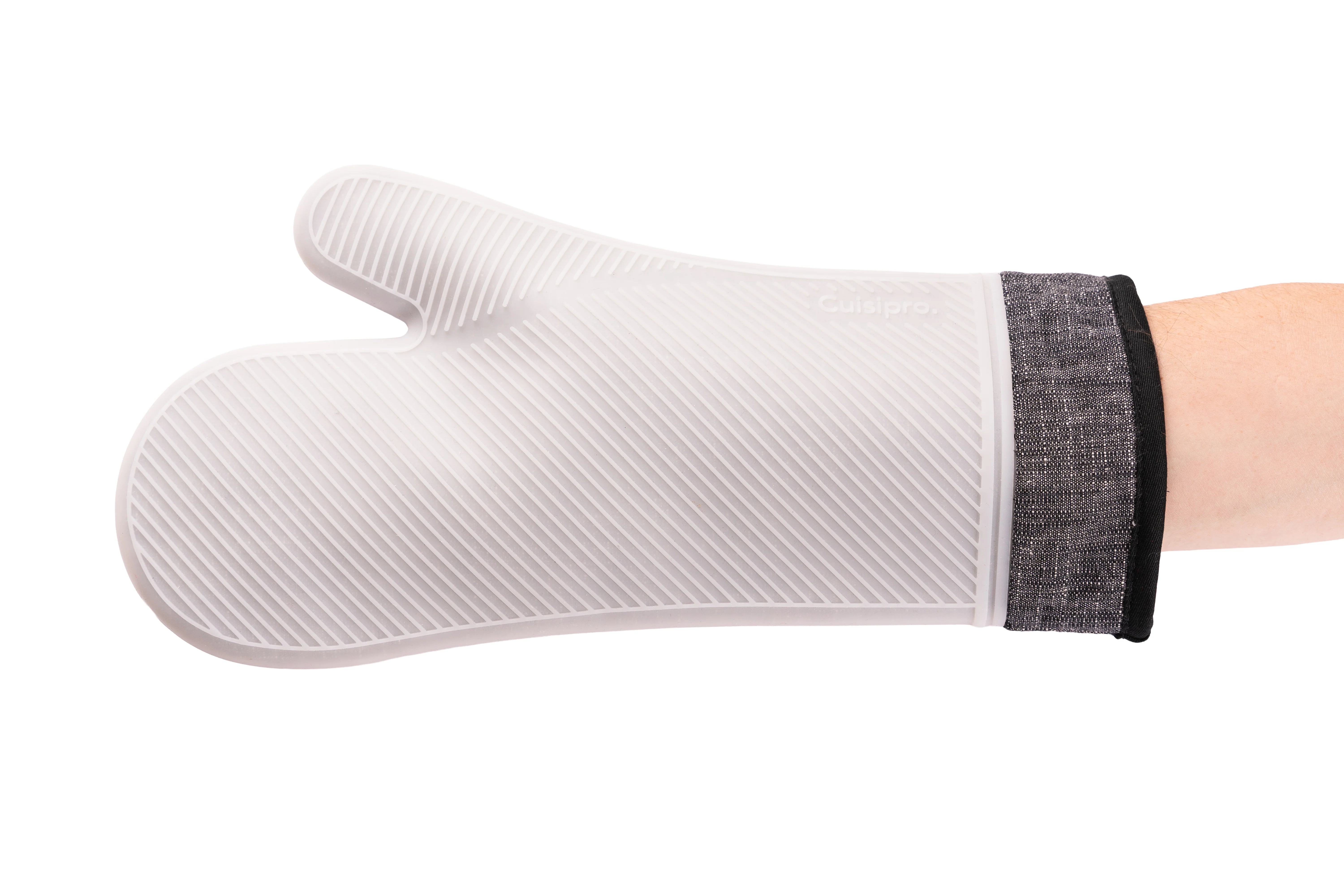 Silicone Oven Mitt Set, Black - Image 2
