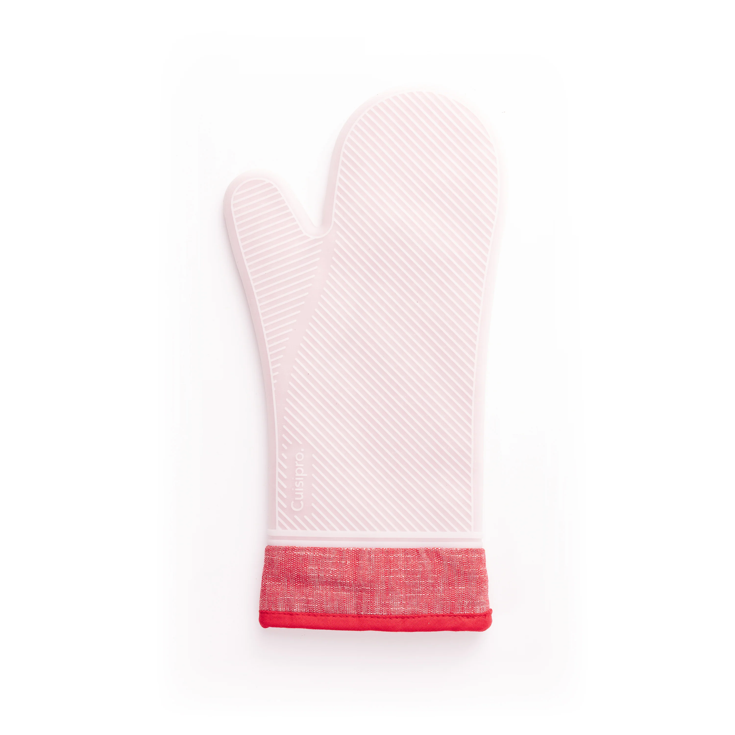Silicone Oven Mitt Set, Red