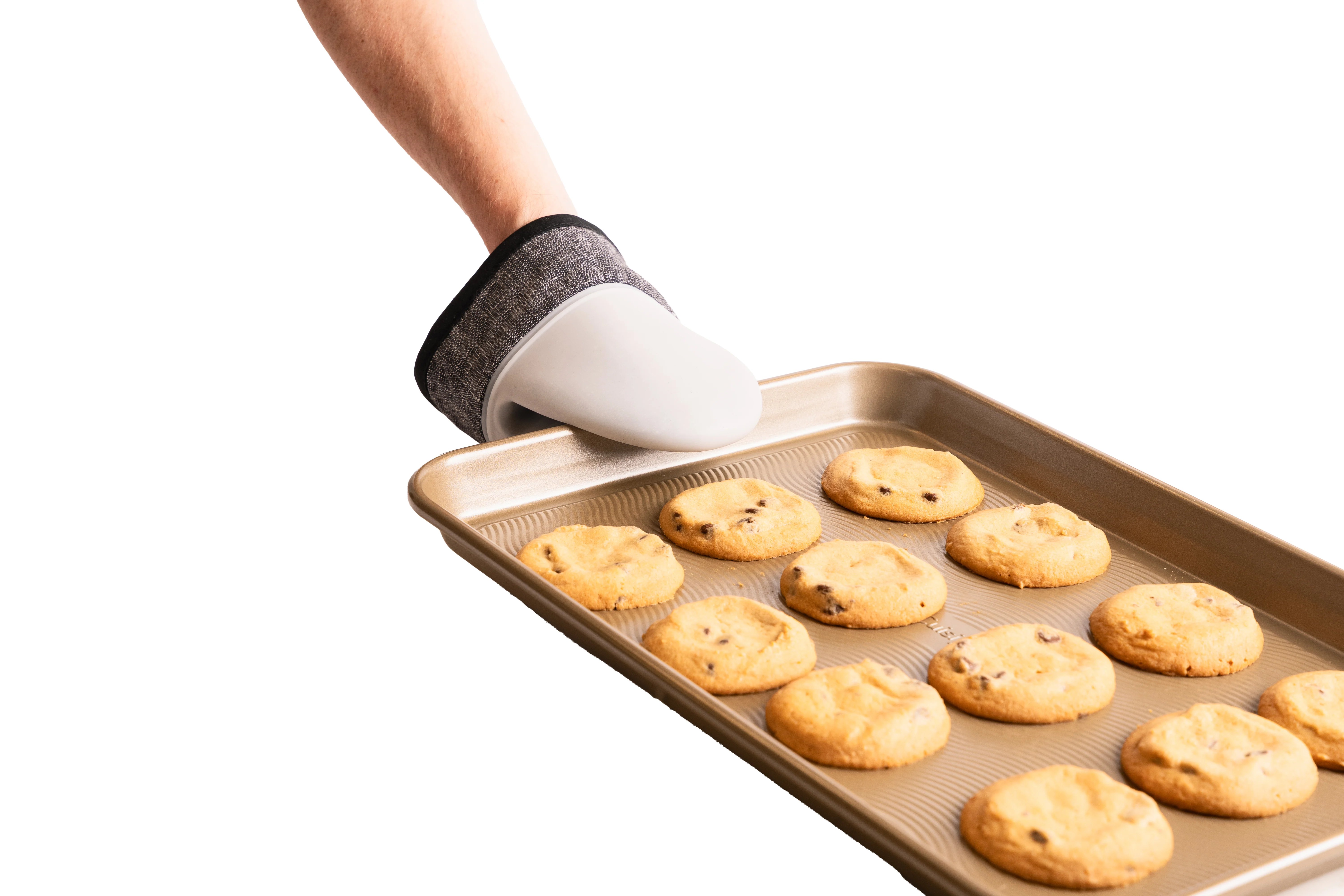 Silicone Pinch Mitt Set, Black - Image 3
