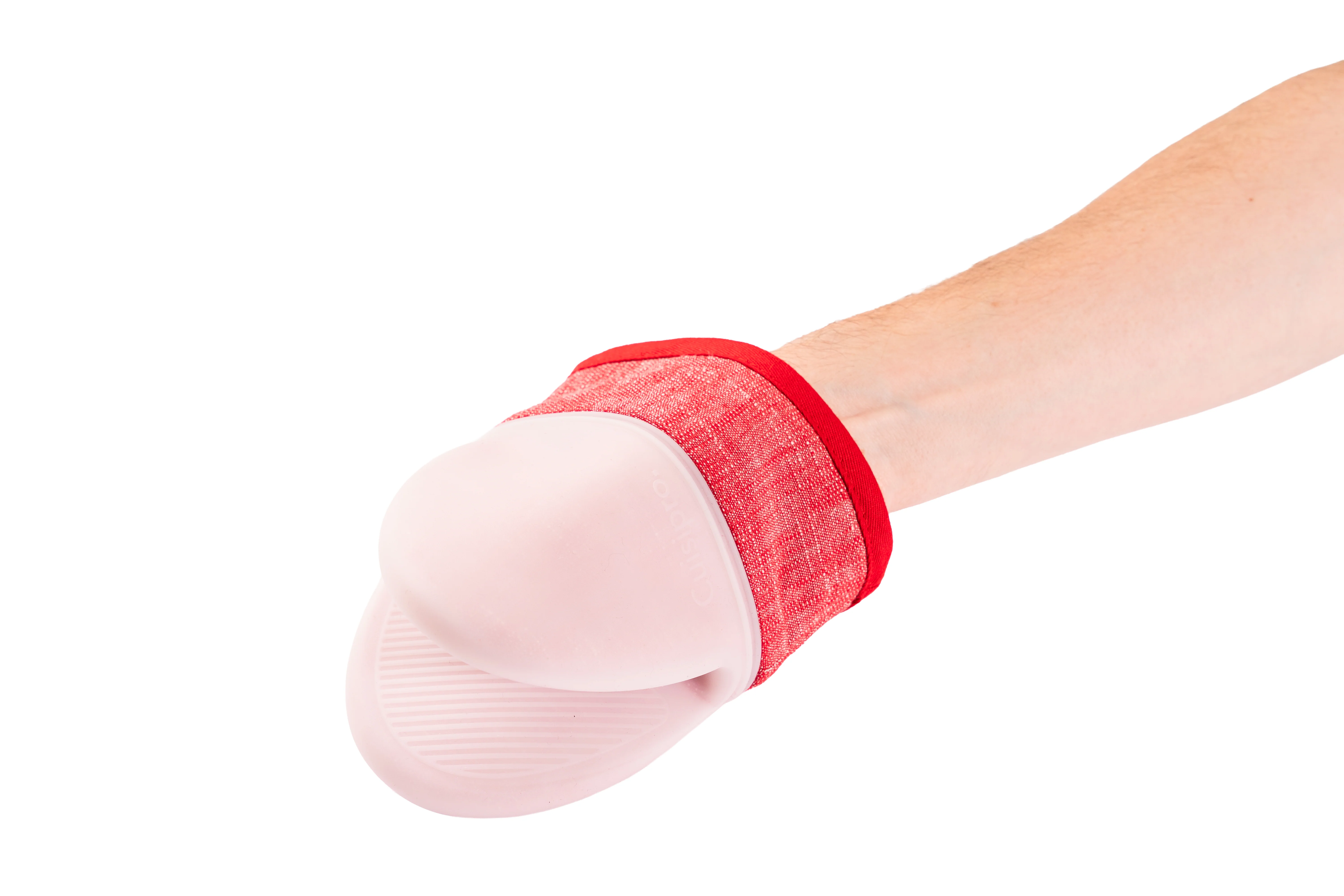 Silicone Pinch Mitt Set, Red - Image 2
