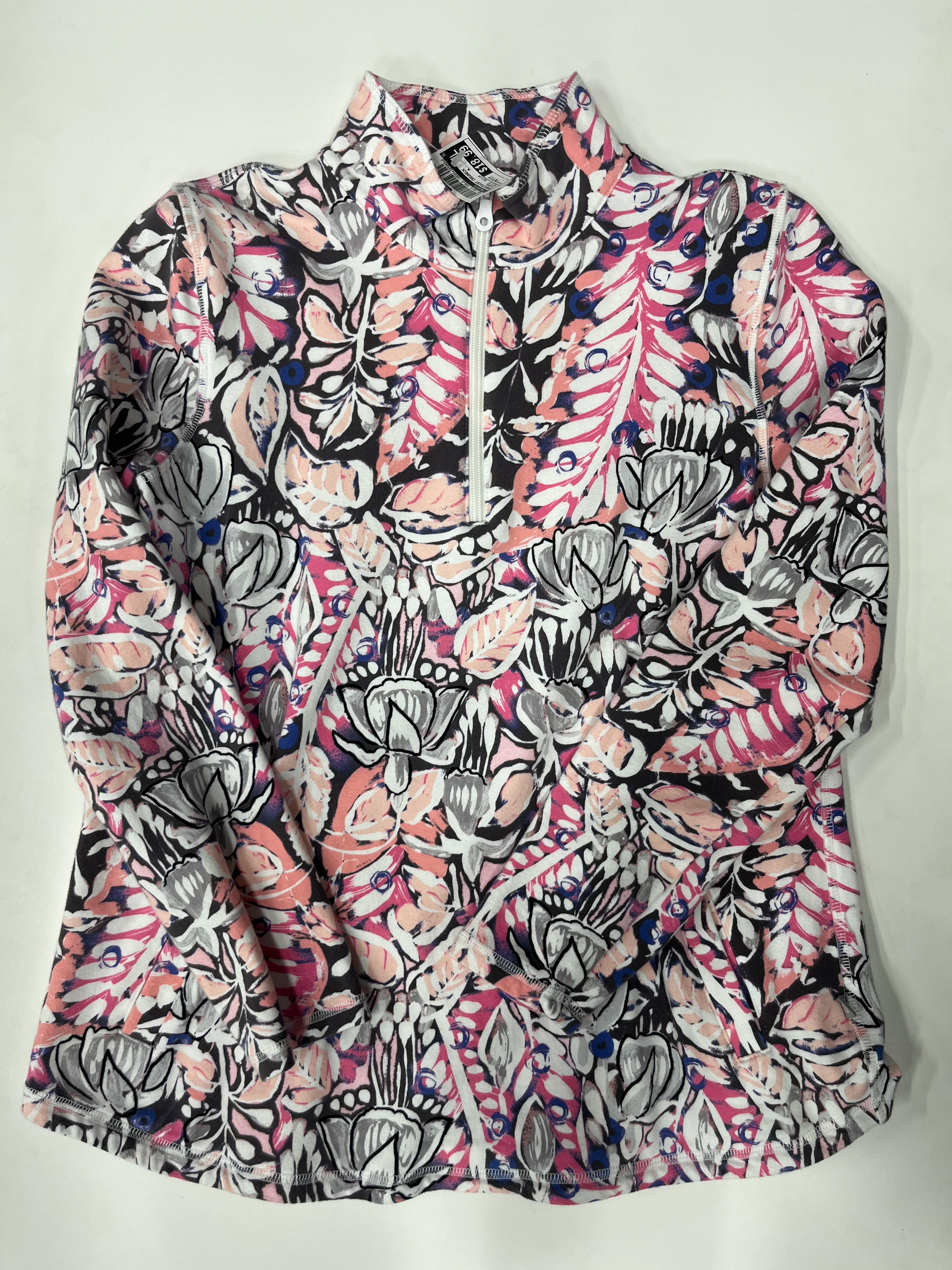 Talbots Pullover Half Zip Jacket Multi Size M Petite - Image 1
