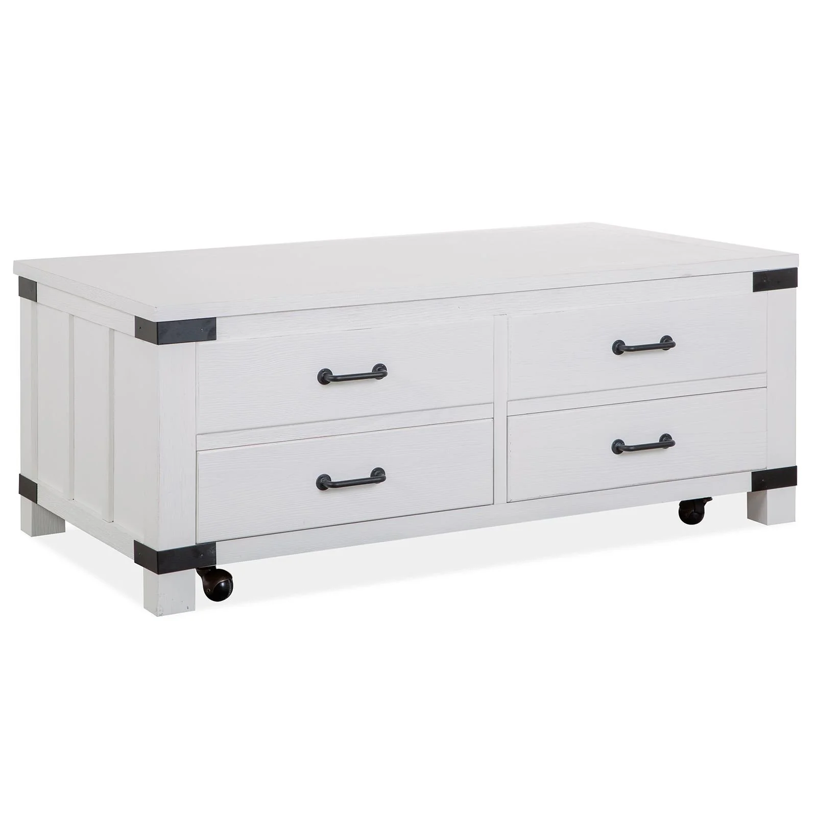 Magnussen Harper Springs T5321-50 Lift Top Storage Cocktail Table with Casters