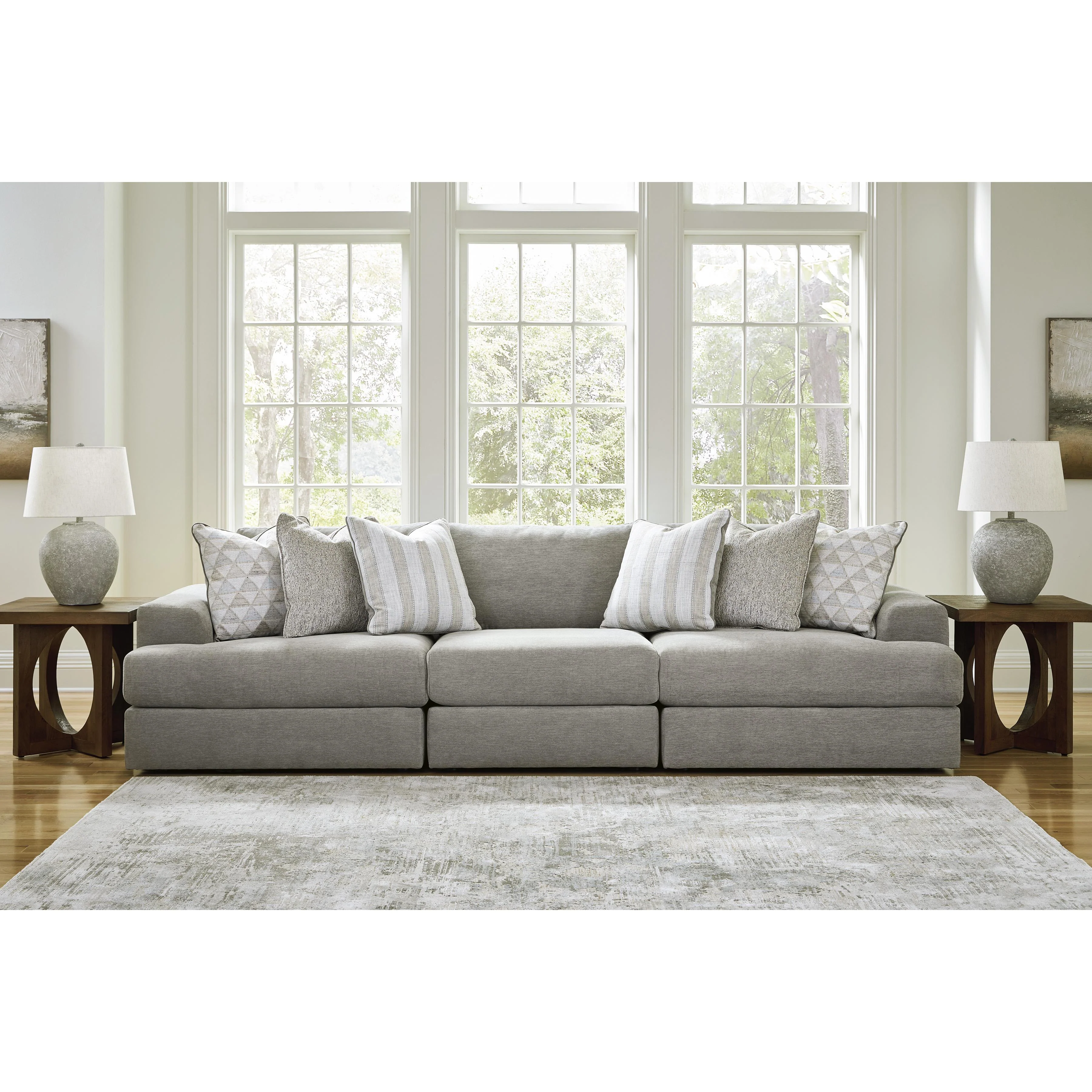 Signature Design by Ashley Avaliyah 58103S2 3 pc Sectional Sofa - Image 1