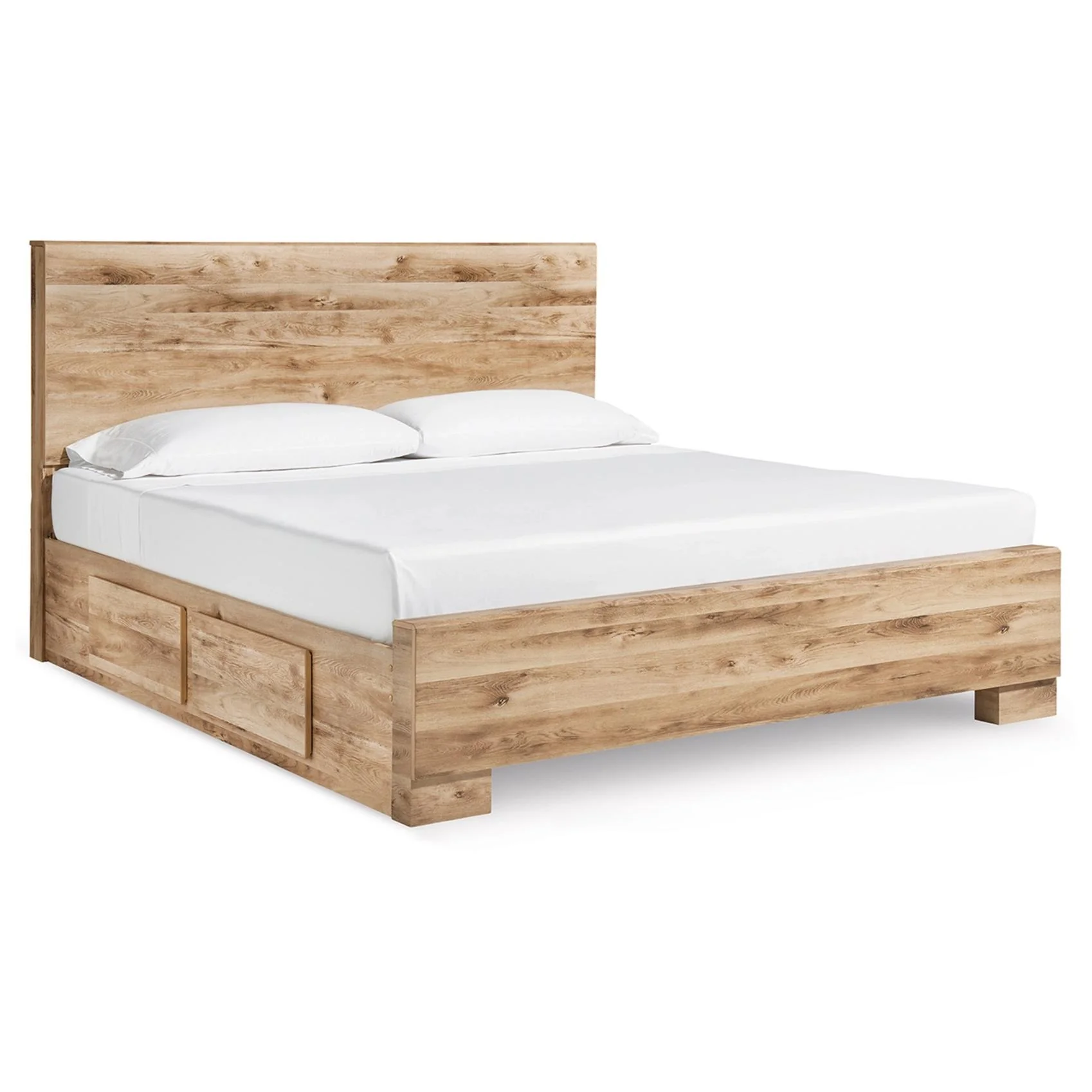 Signature Design by Ashley Hyanna B1050B33 King Panel Bed with 2 Side Storage - Image 1