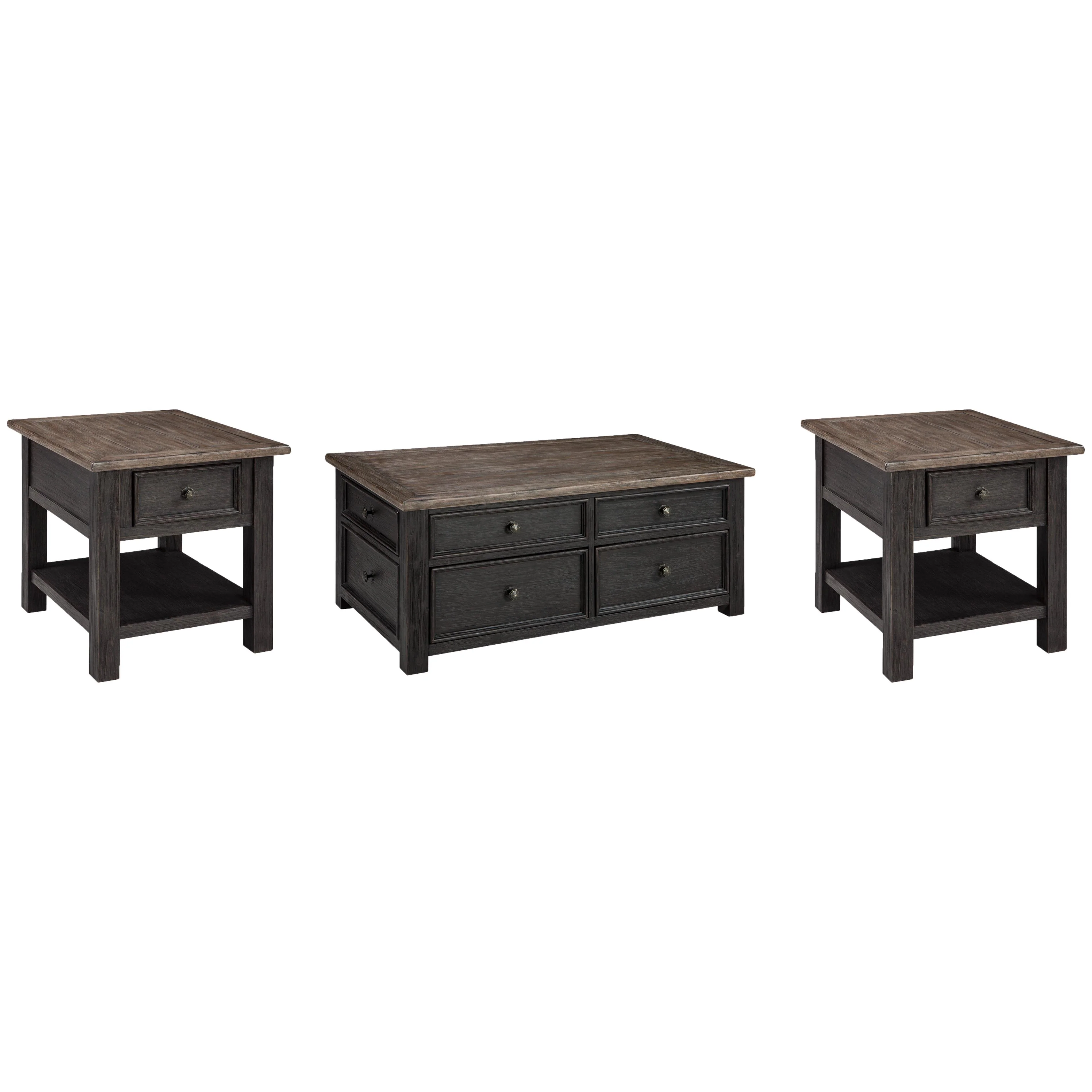 Signature Design by Ashley Tyler Creek T736T2 Coffee Table and 2 End Tables - Image 1