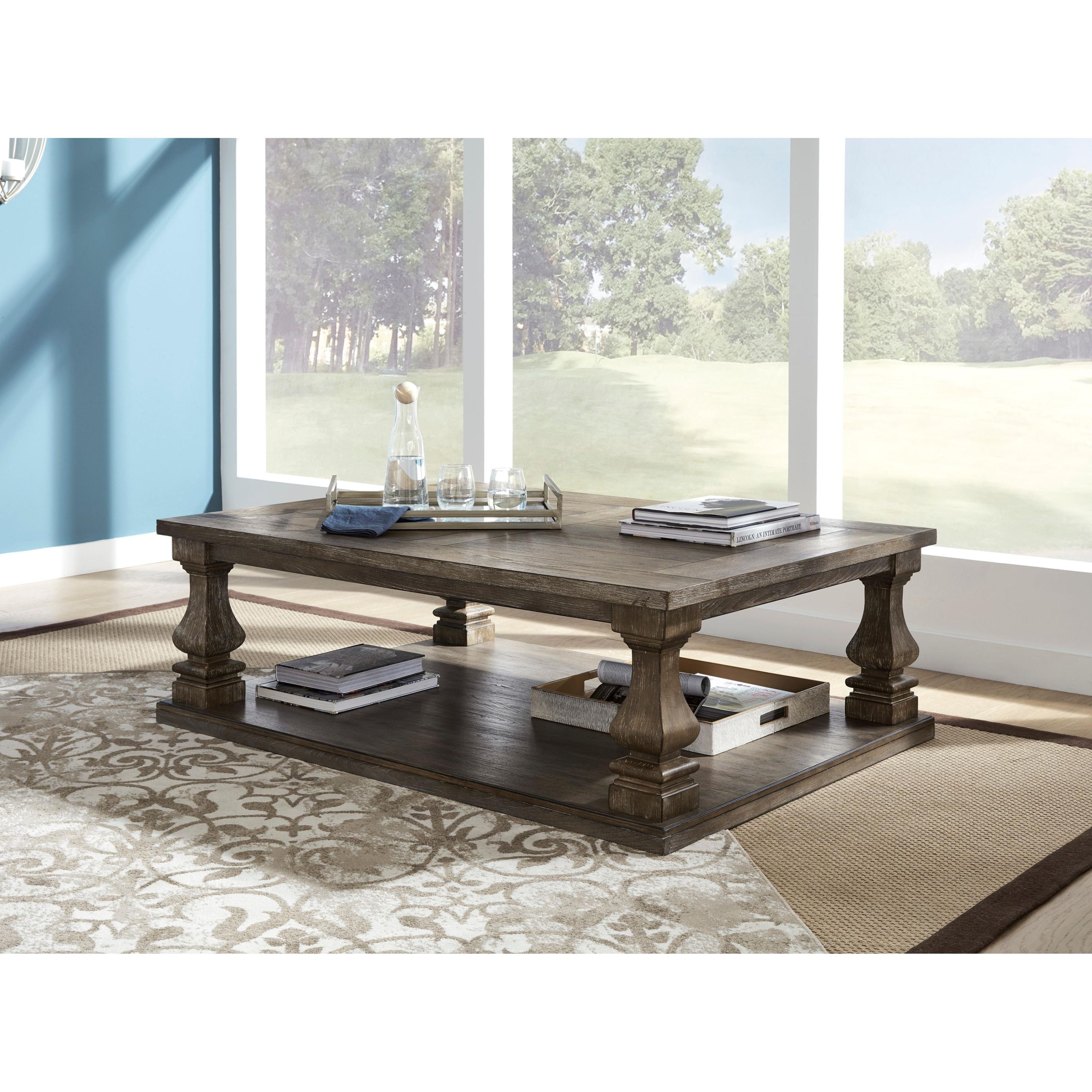 Signature Design by Ashley Johnelle T776T1 Coffee Table and 2 End Tables - Image 2