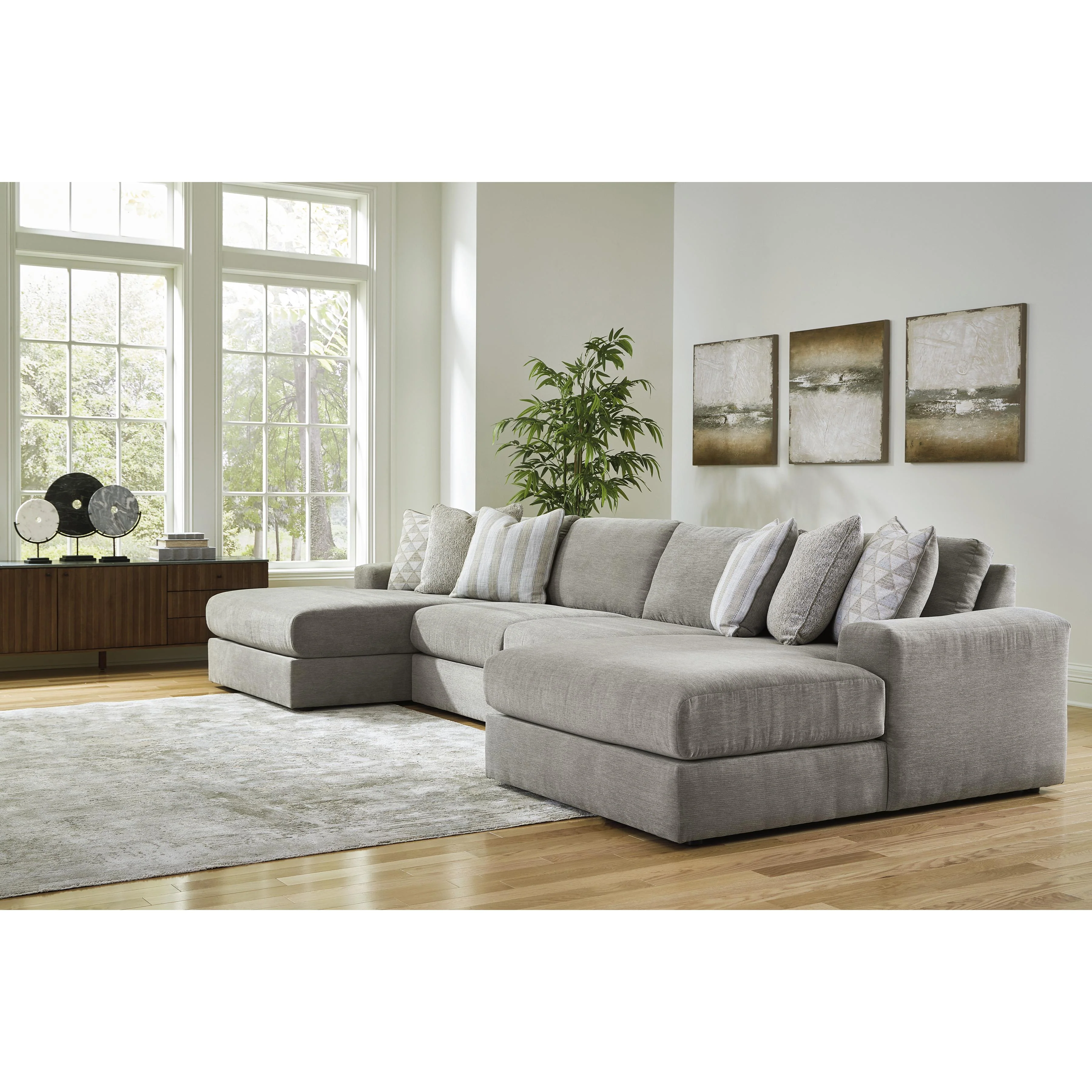 Signature Design by Ashley Avaliyah 58103S11 4 pc Double Chaise Sectional - Image 2