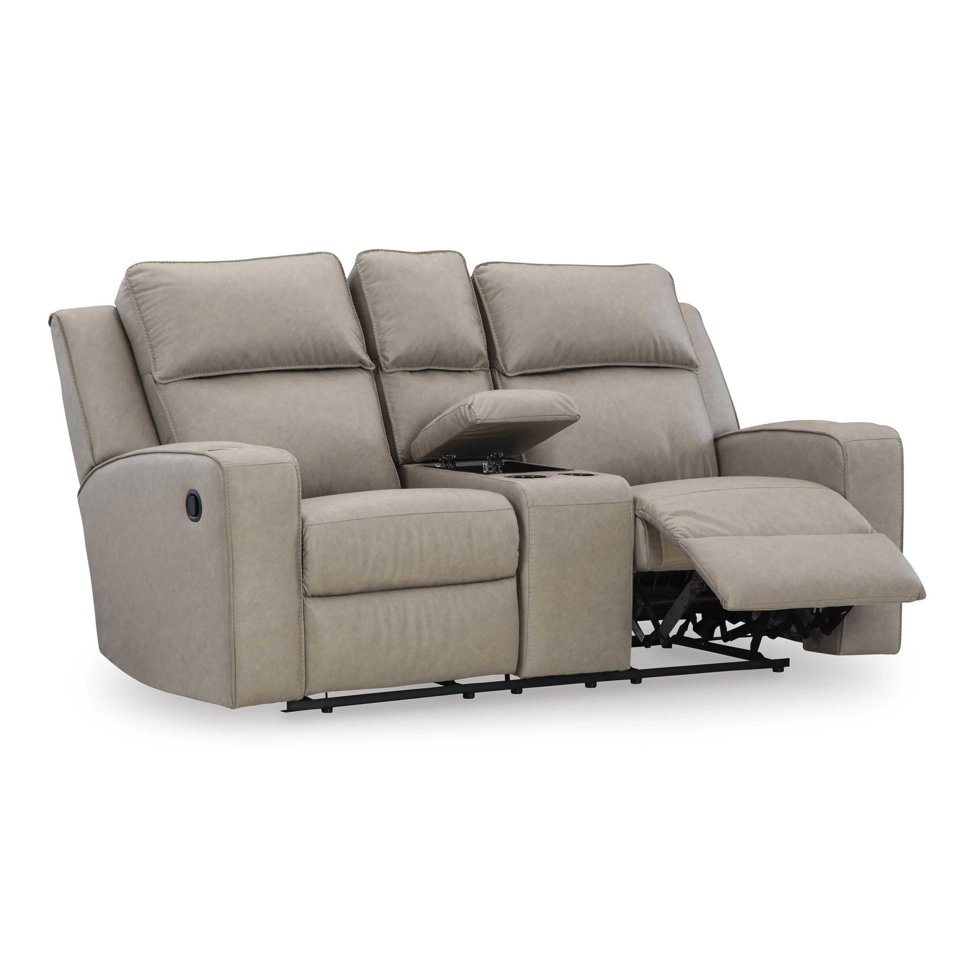 Signature Design by Ashley Lavenhorne 6330794C Double Reclining Loveseat with Console - Image 2