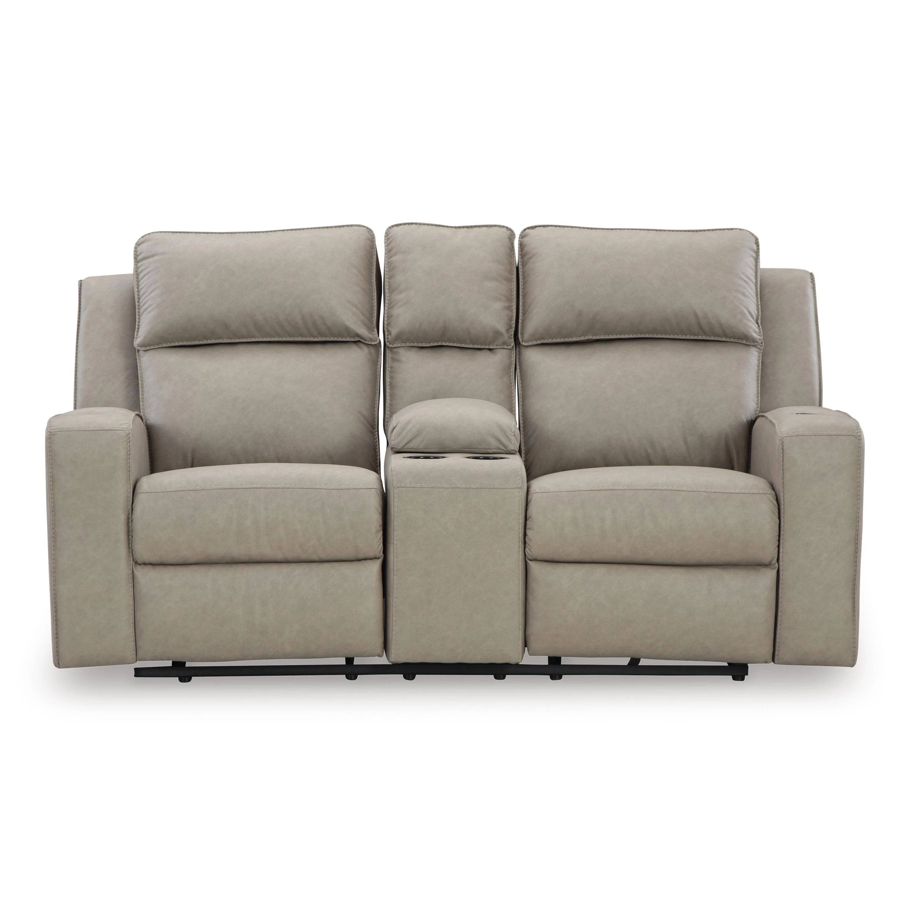 Signature Design by Ashley Lavenhorne 6330794C Double Reclining Loveseat with Console - Image 3