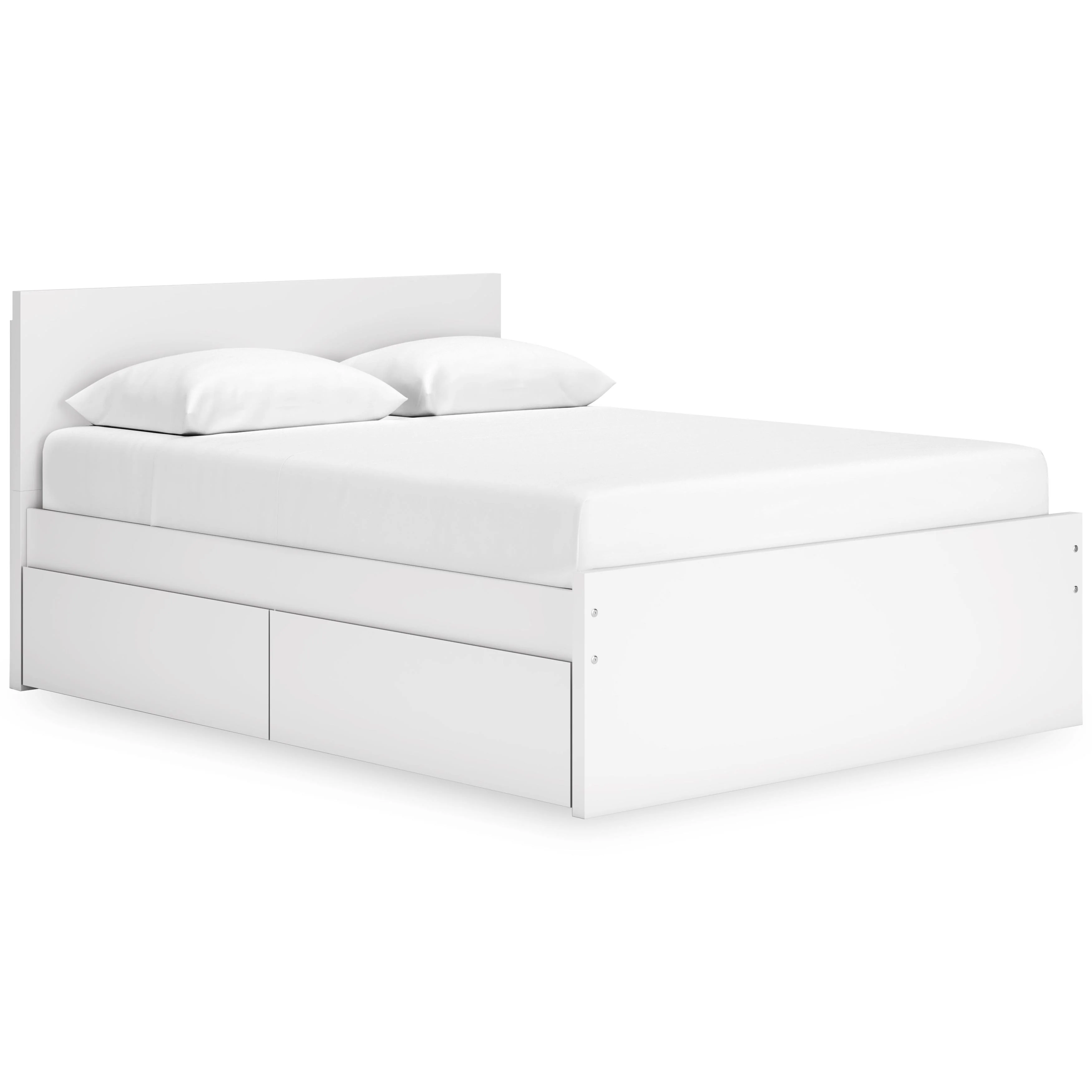 Signature Design by Ashley Onita EB9630B12 Queen Panel Platform Bed with 1 Side Storage - Image 1