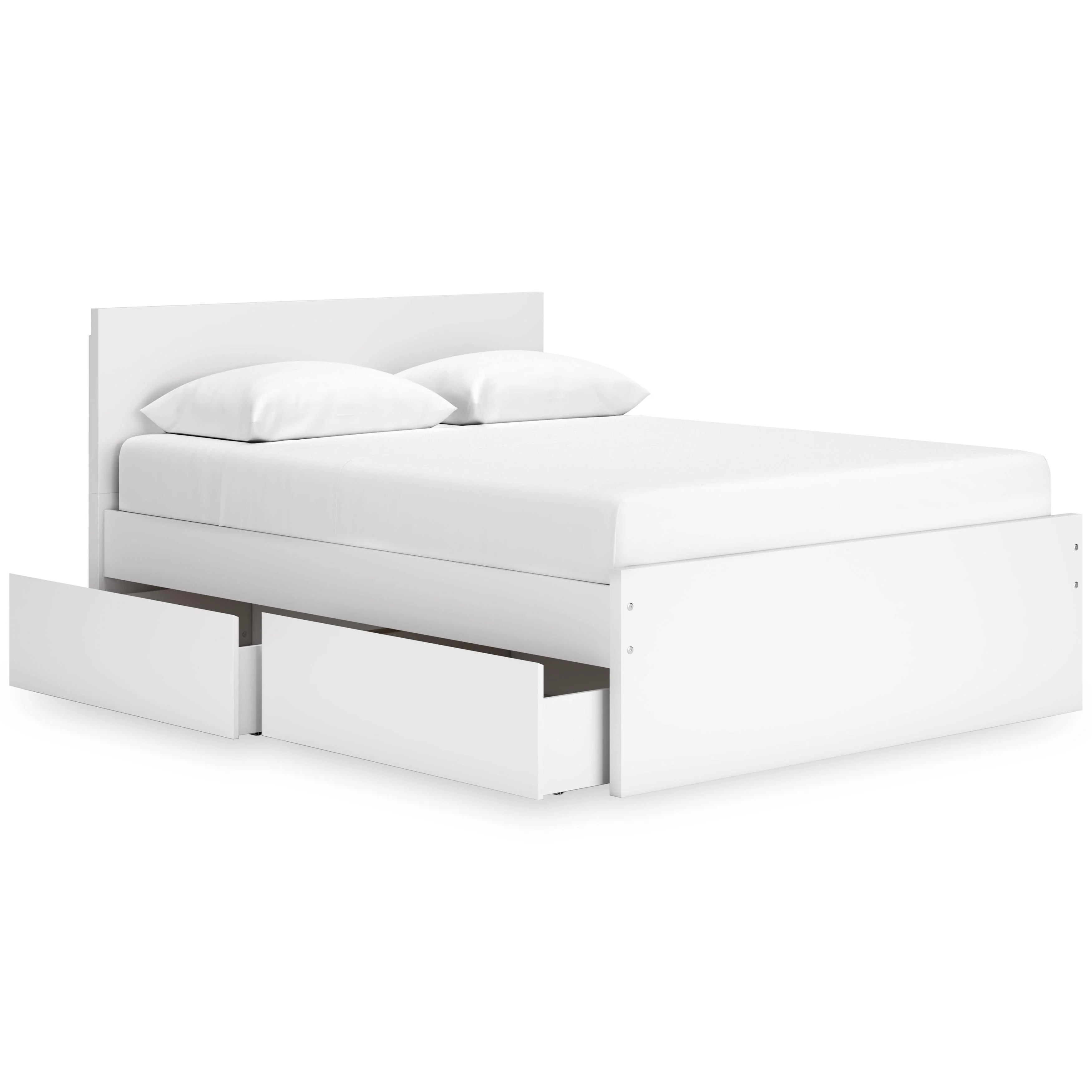Signature Design by Ashley Onita EB9630B12 Queen Panel Platform Bed with 1 Side Storage - Image 2