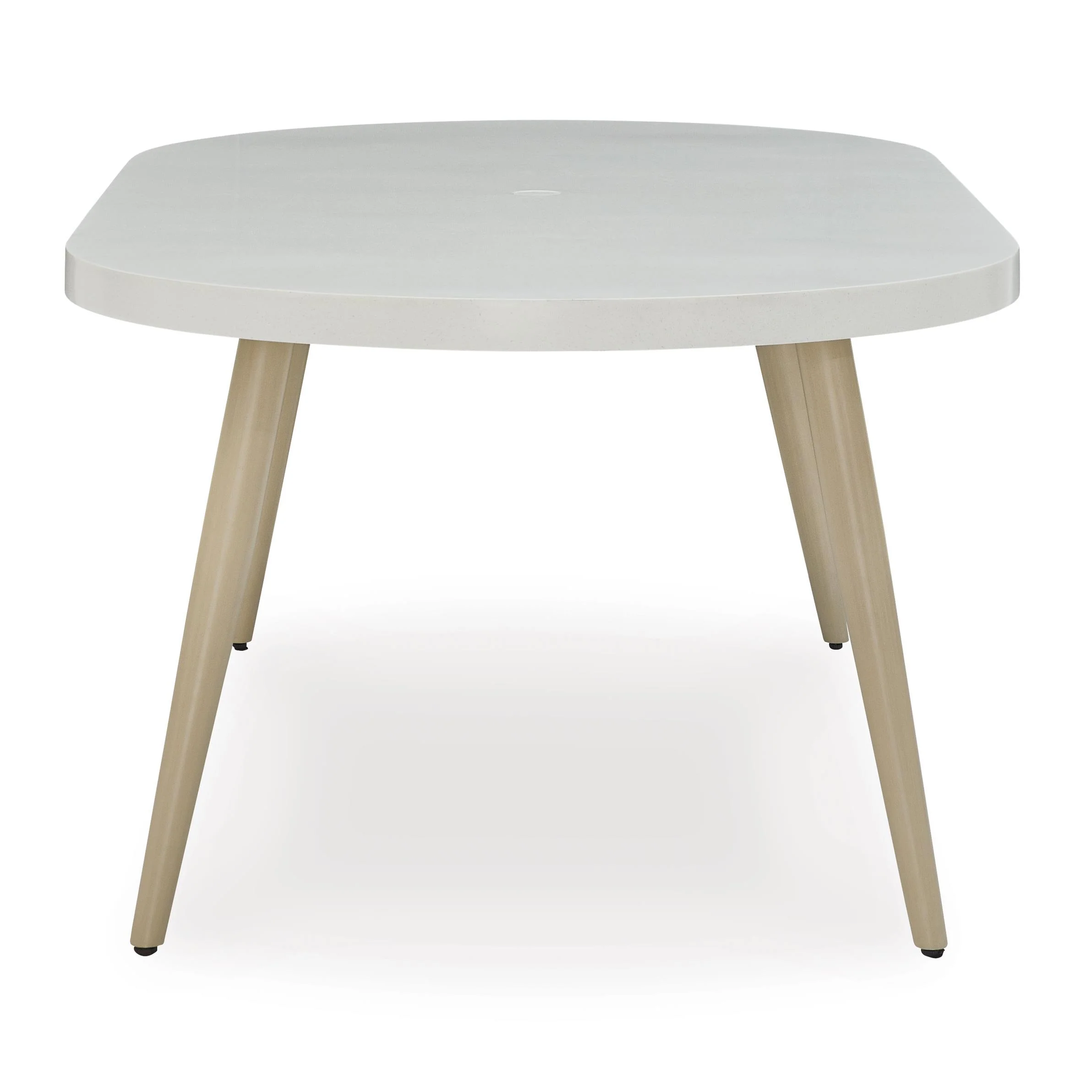 Signature Design by Ashley Seton Creek P798-625 Oval Dining Table with Umbrella Option - Image 3