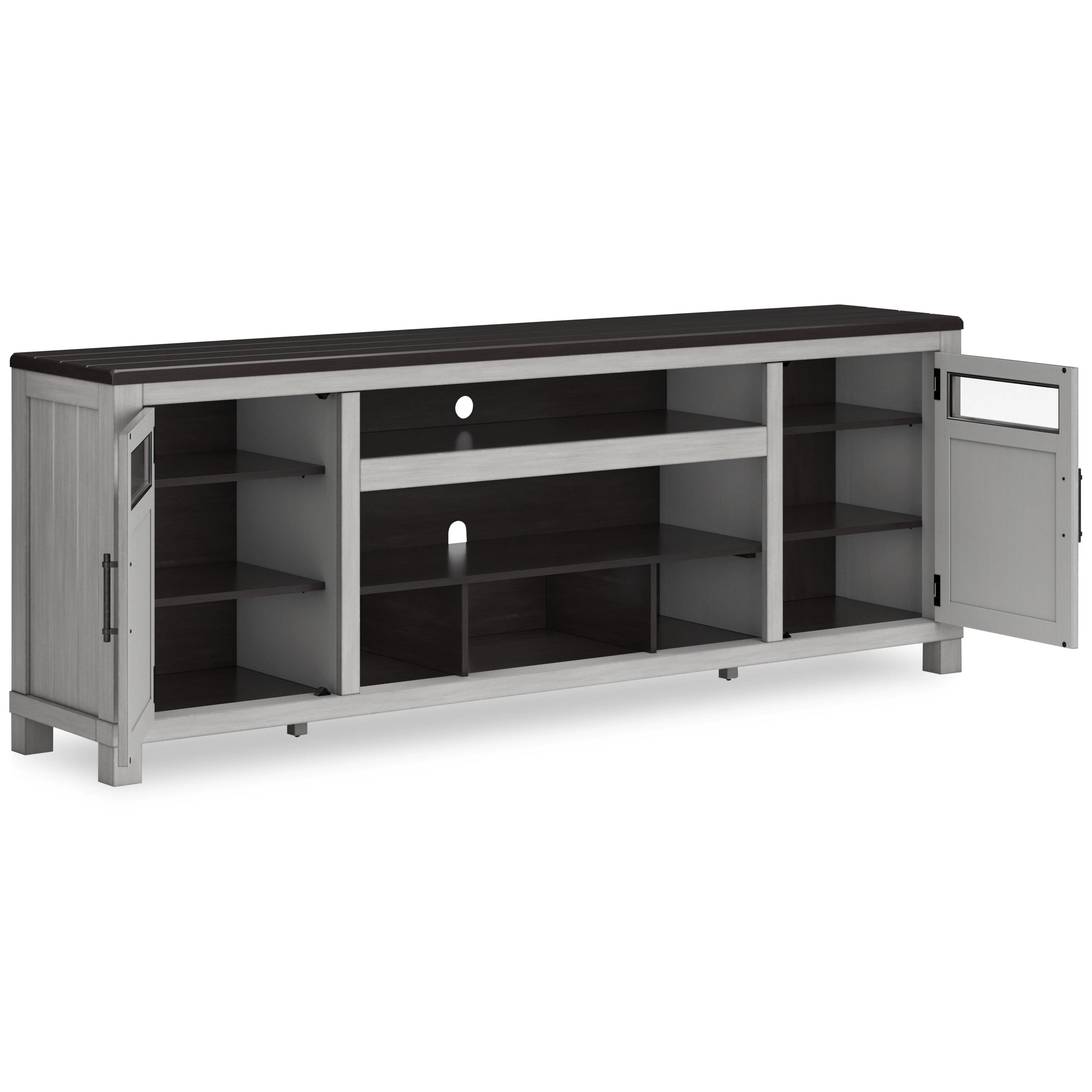 Signature Design by Ashley Darborn W796-68 XL TV Stand with Fireplace Option - Image 2