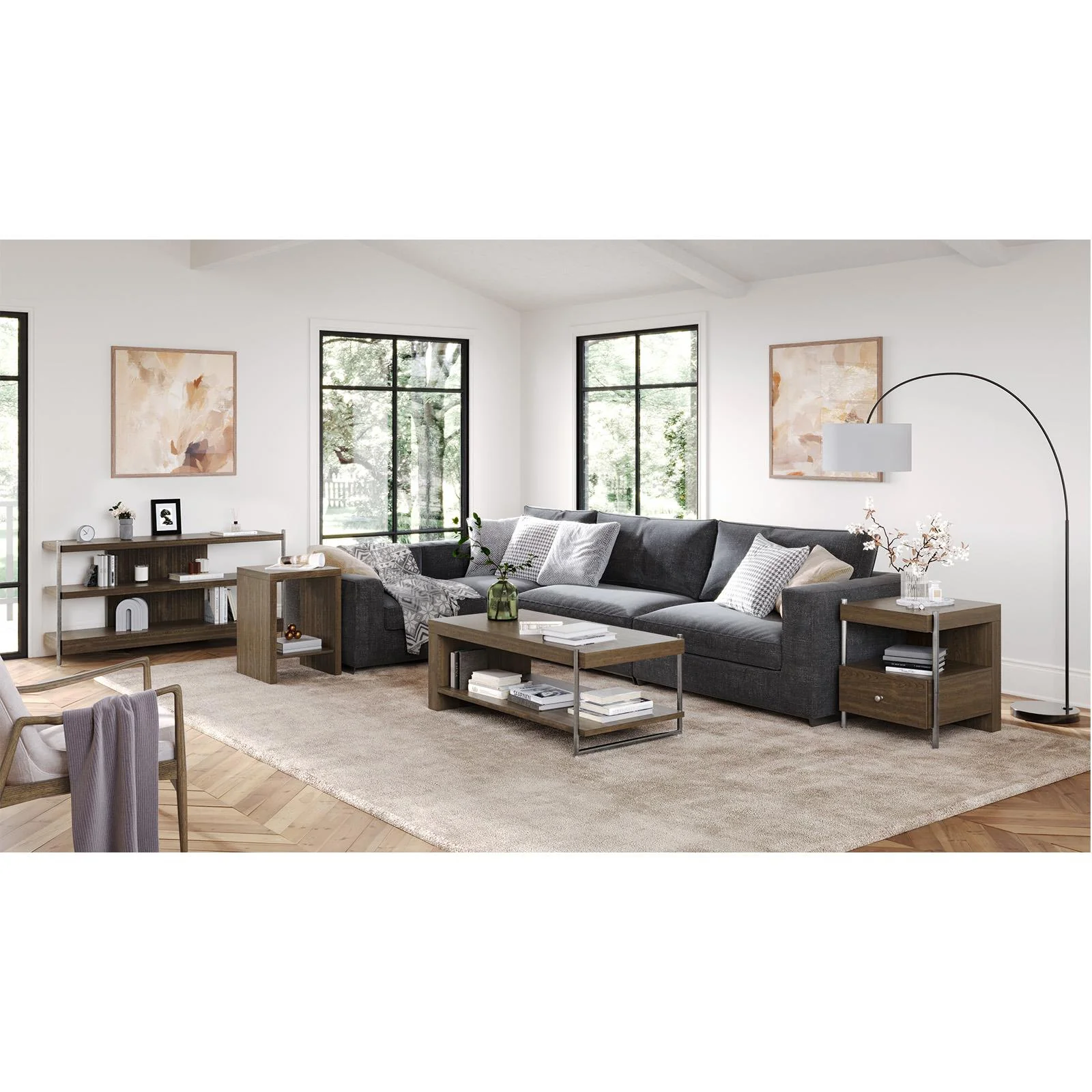 Magnussen Baxton T5649-01 Square End Table - Image 3
