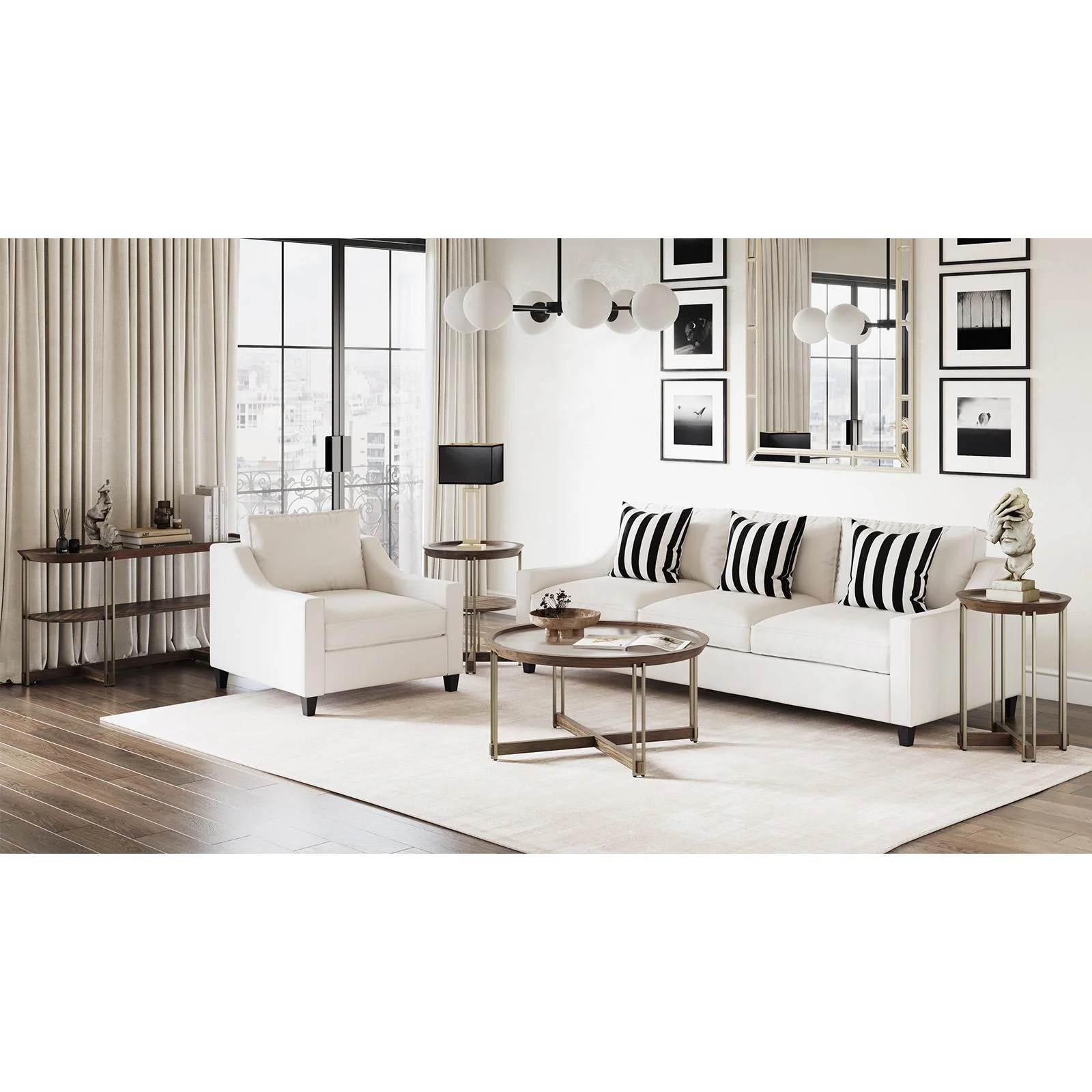 Magnussen Elora T5639-75 Demilune Sofa Table - Image 2