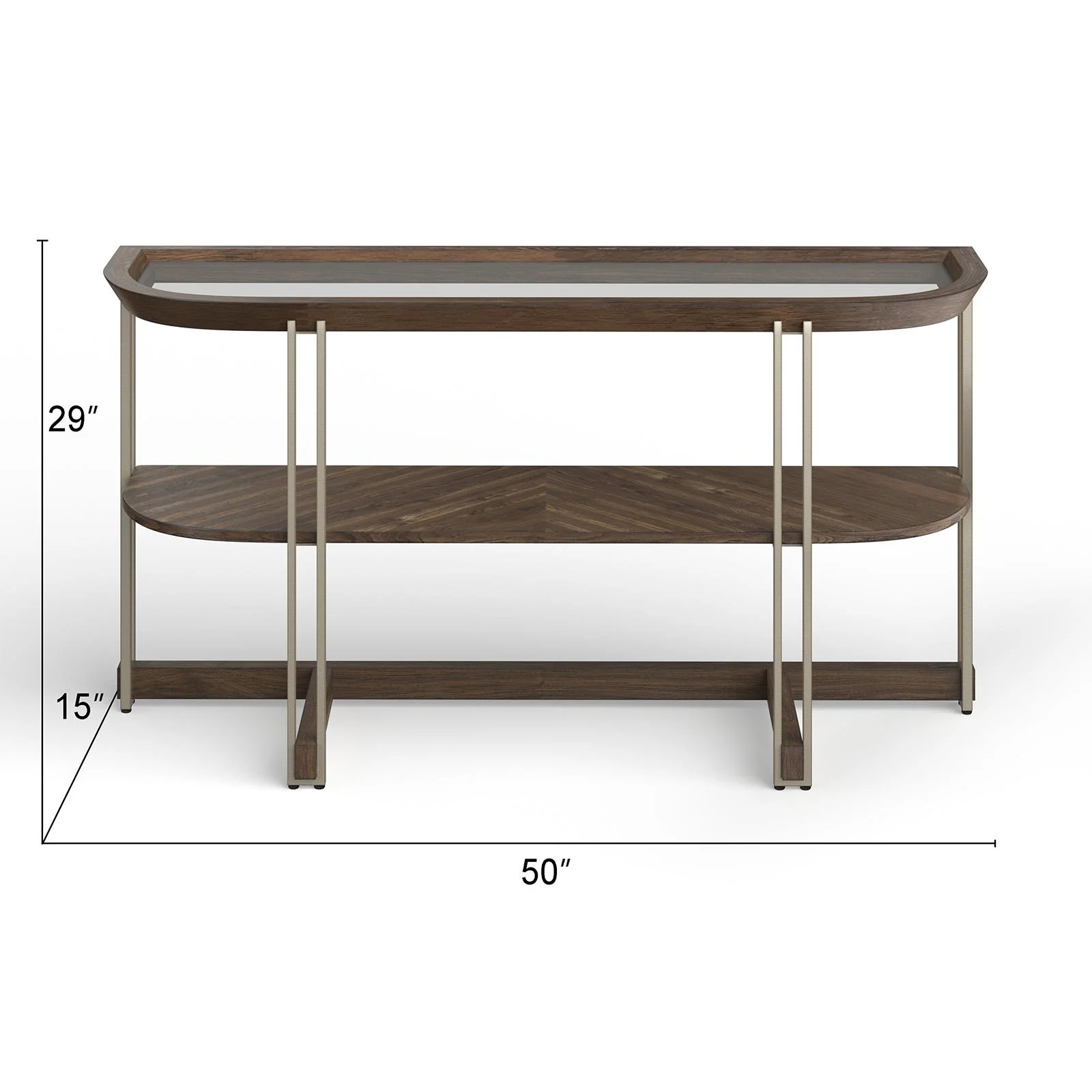 Magnussen Elora T5639-75 Demilune Sofa Table - Image 3