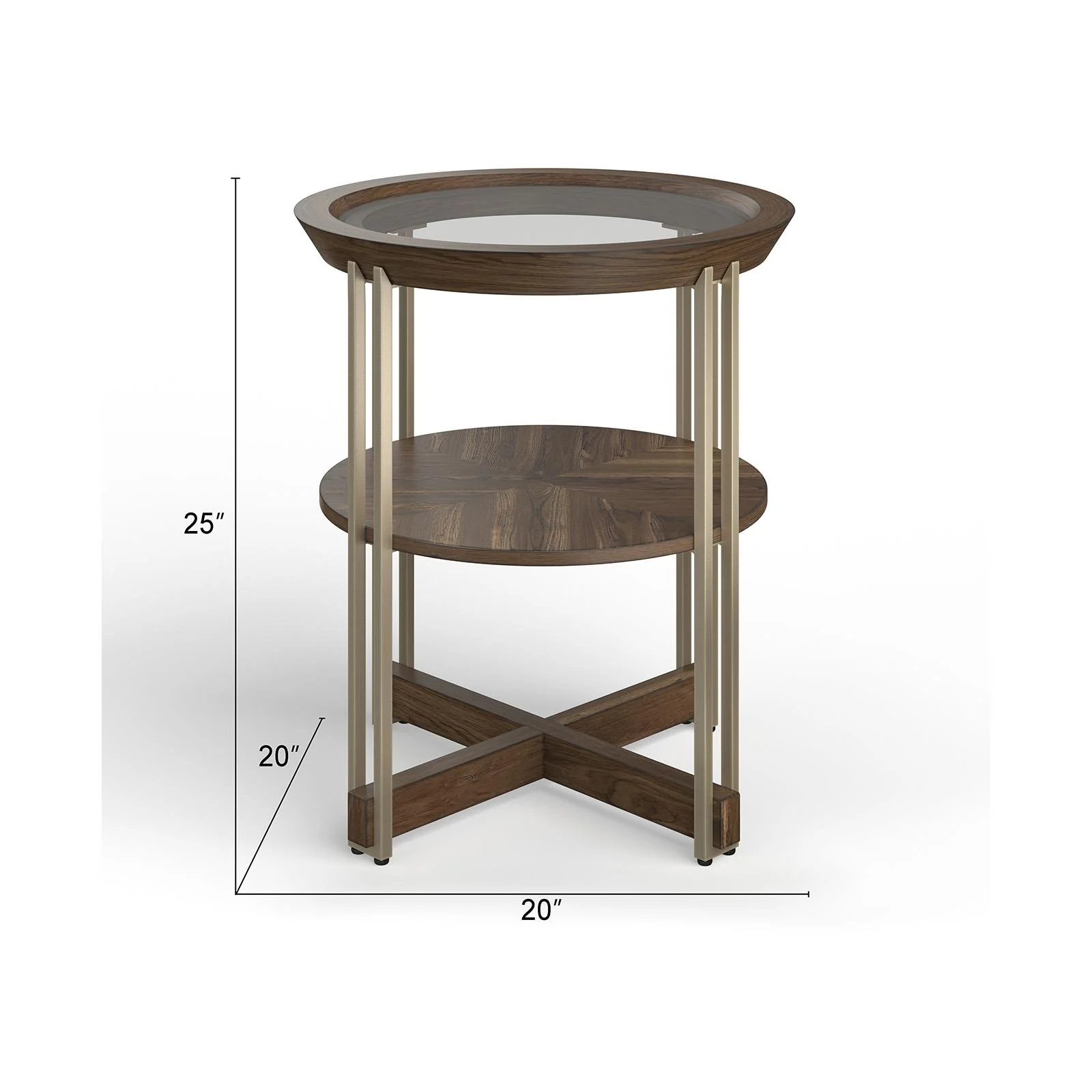 Magnussen Elora T5639-05 Round End Table - Image 3