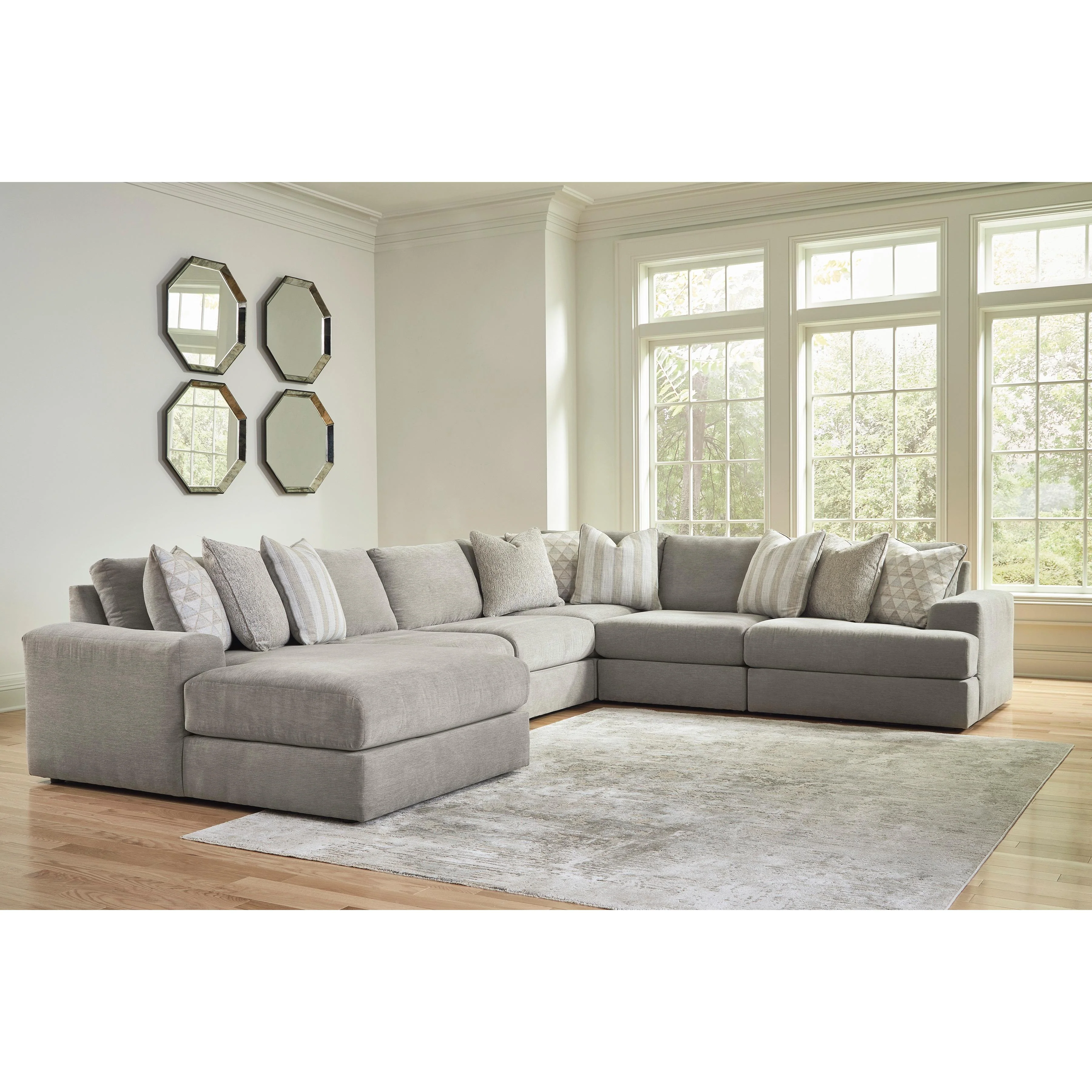 Signature Design by Ashley Avaliyah 58103S13 6 pc Sectional - Image 2