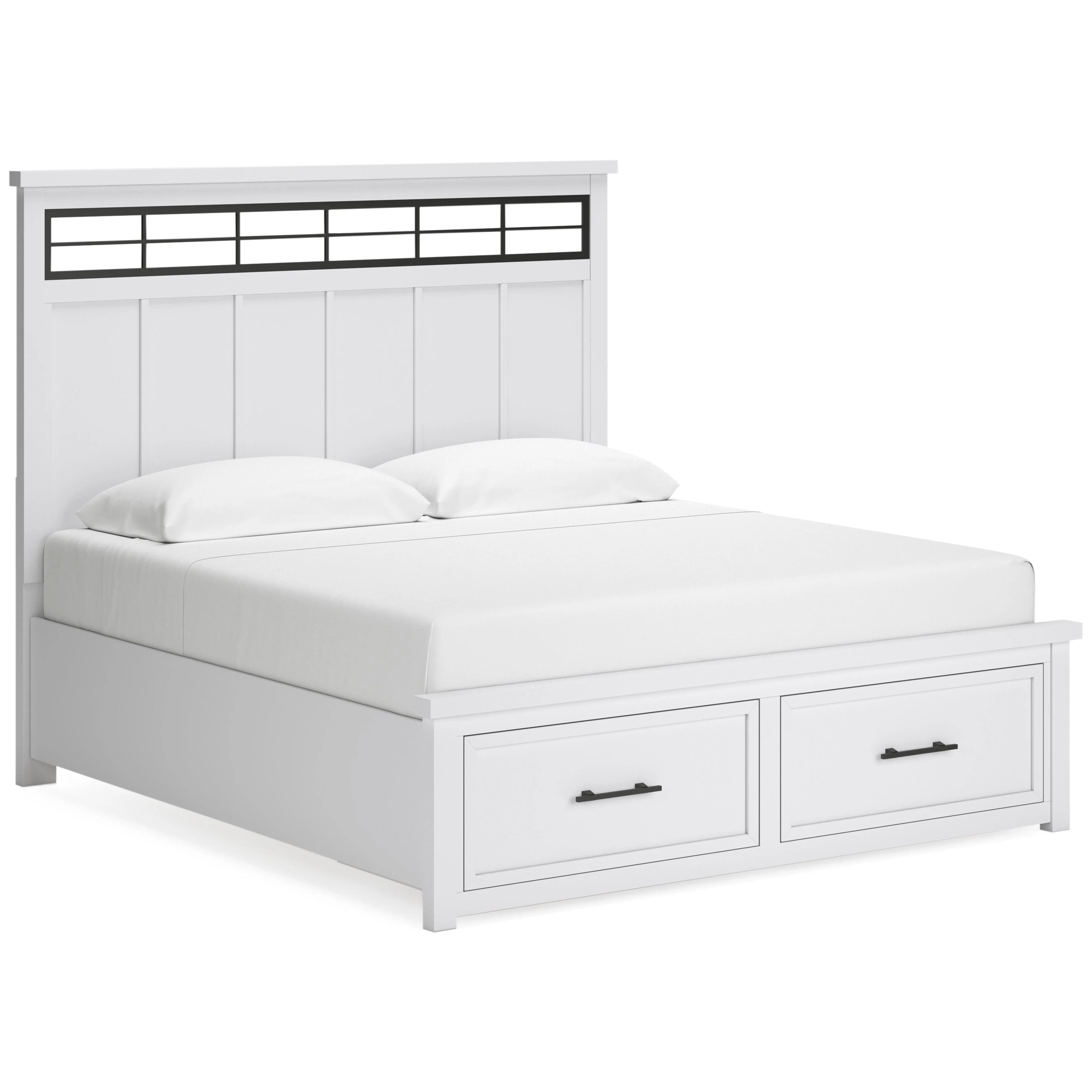 Benchcraft Ashbryn B844B5 California King Panel Storage Bed