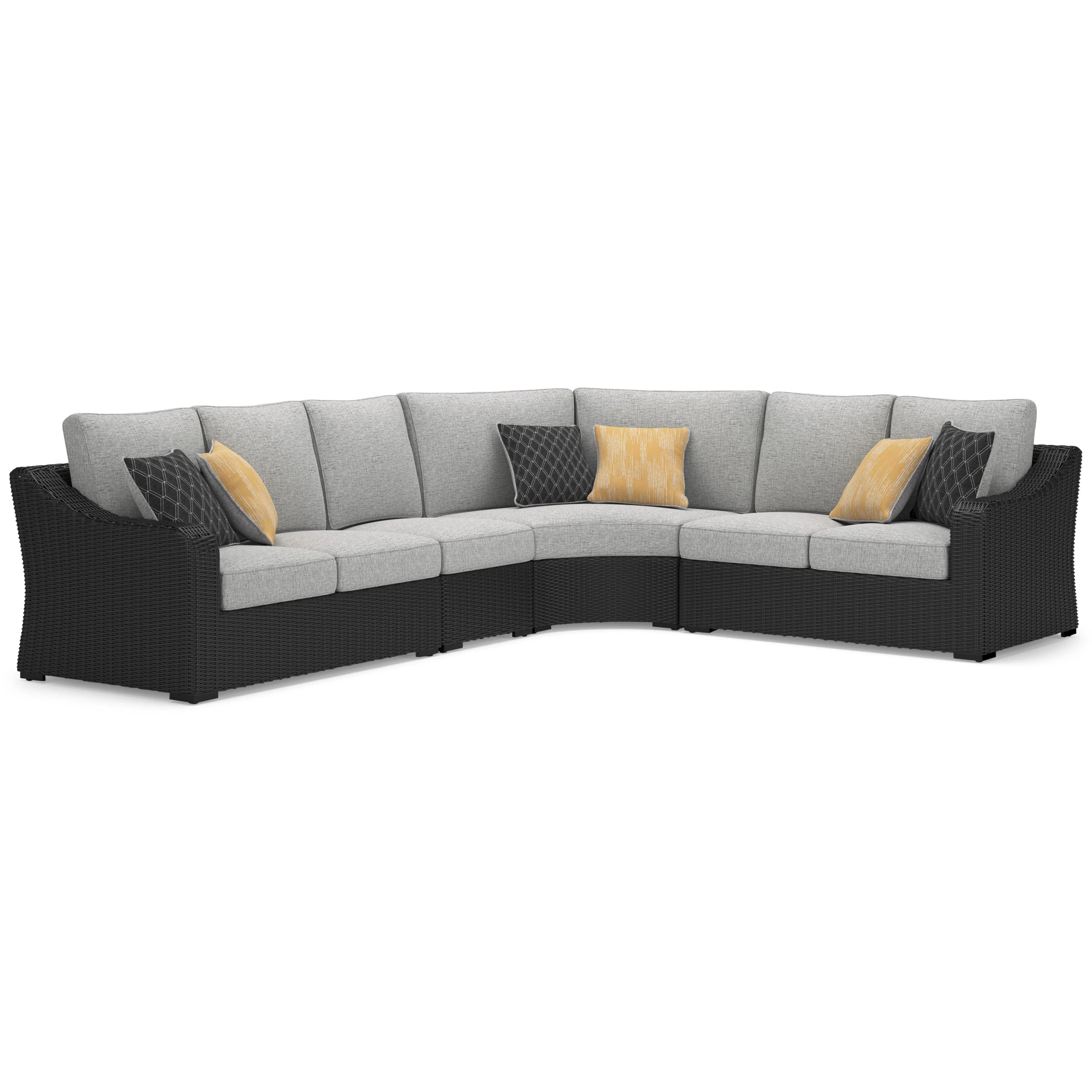 Signature Design by Ashley Beachcroft P792P2 4 pc Outdoor Sectional