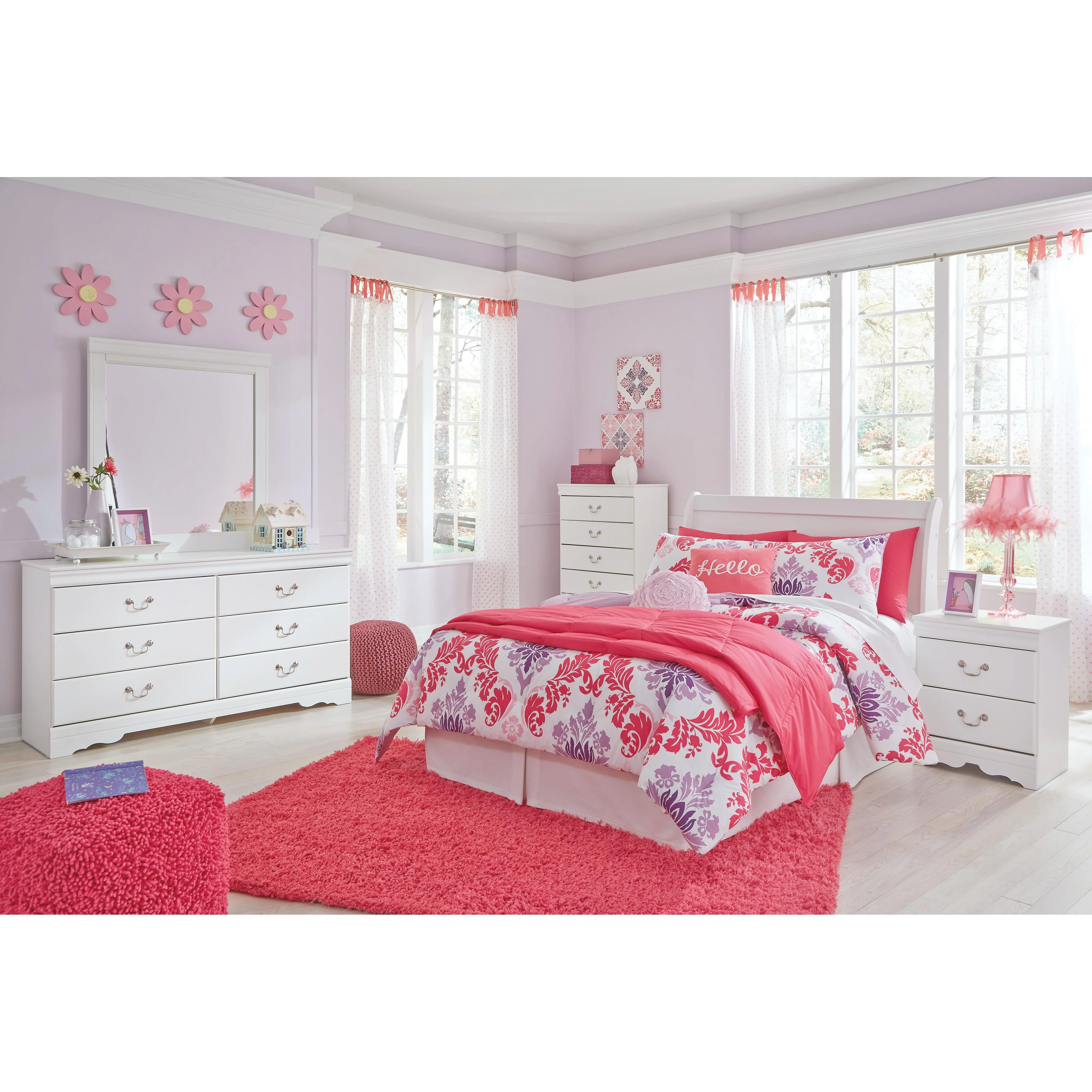 Signature Design by Ashley Anarasia B129-87 Full Sleigh Headboard - Image 2