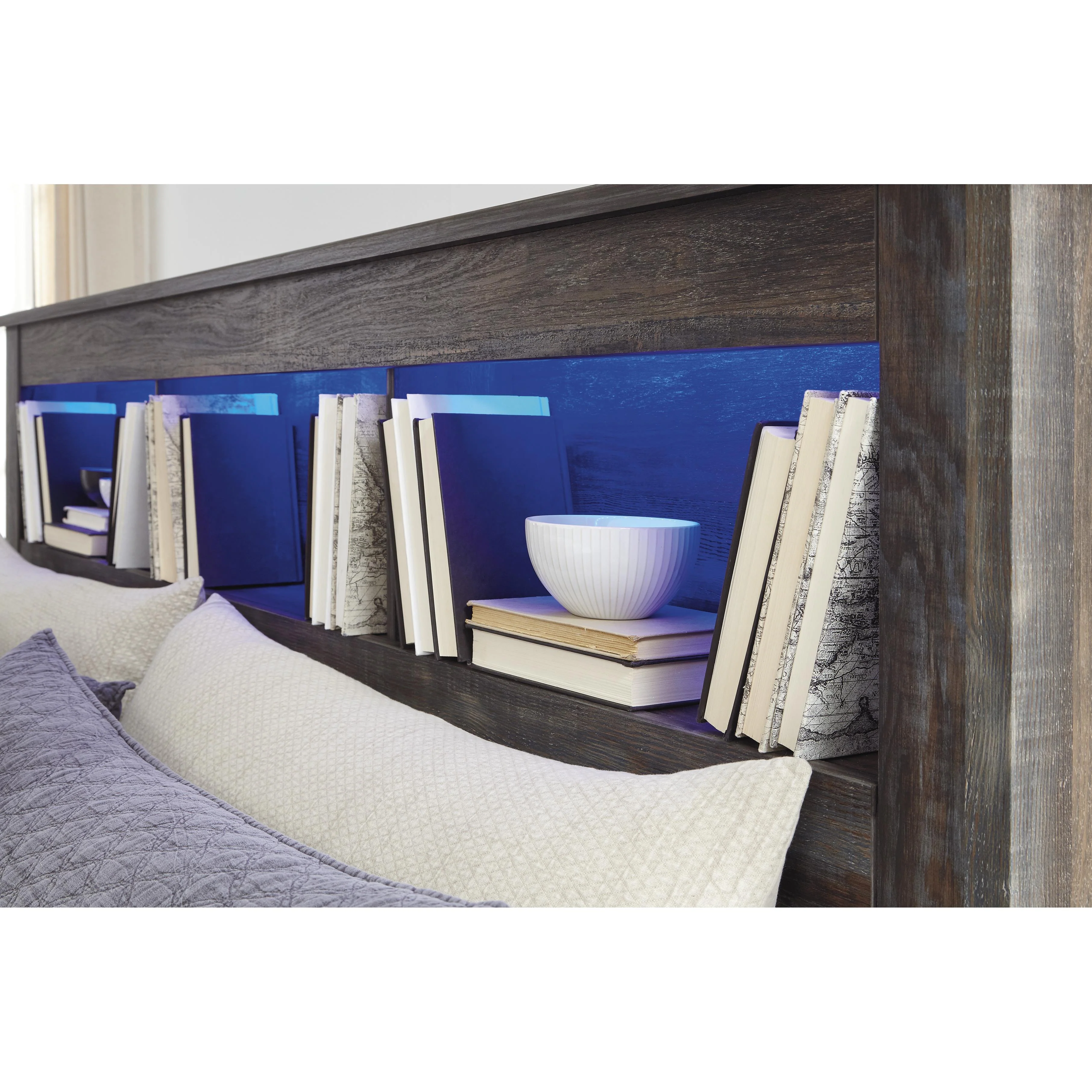 Signature Design by Ashley Drystan B211-69 King/California King Bookcase Headboard - Image 3