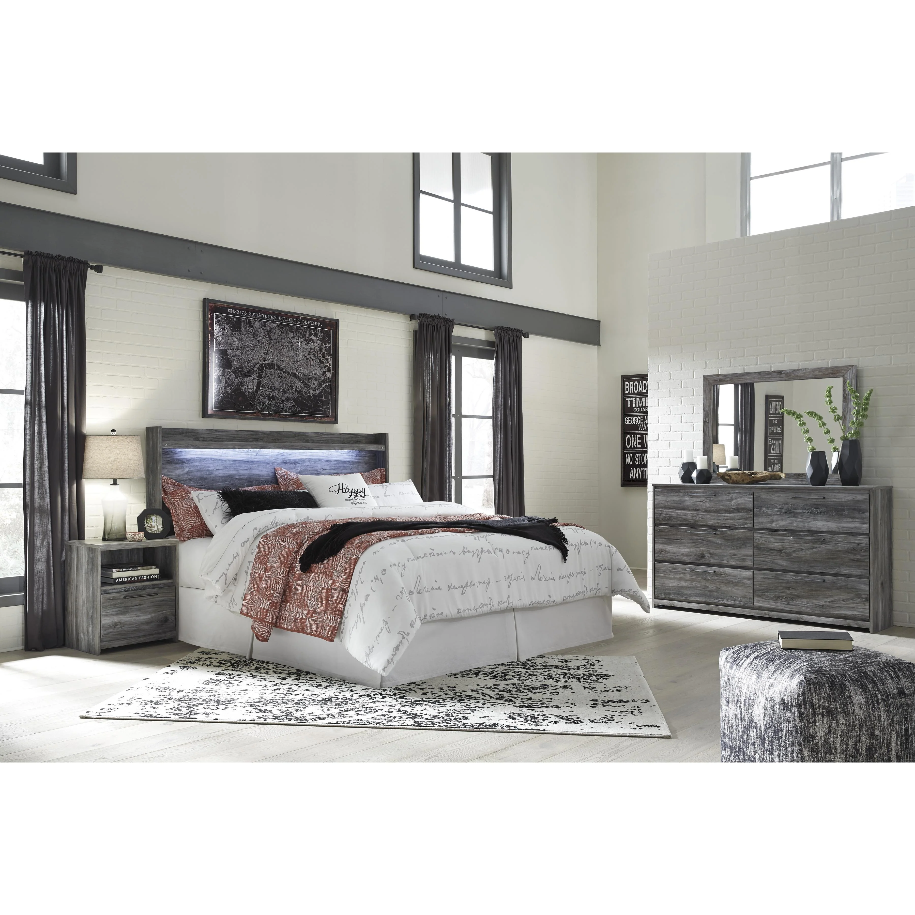 Signature Design by Ashley Baystorm B221-58 King Panel Headboard - Image 3