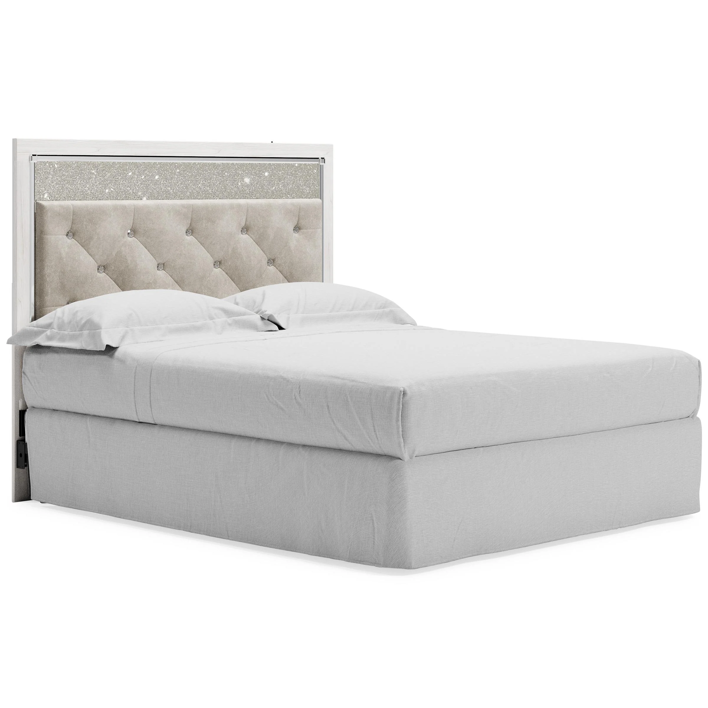 Signature Design by Ashley Altyra B2640-57 Queen Upholstered Panel Headboard - Image 2