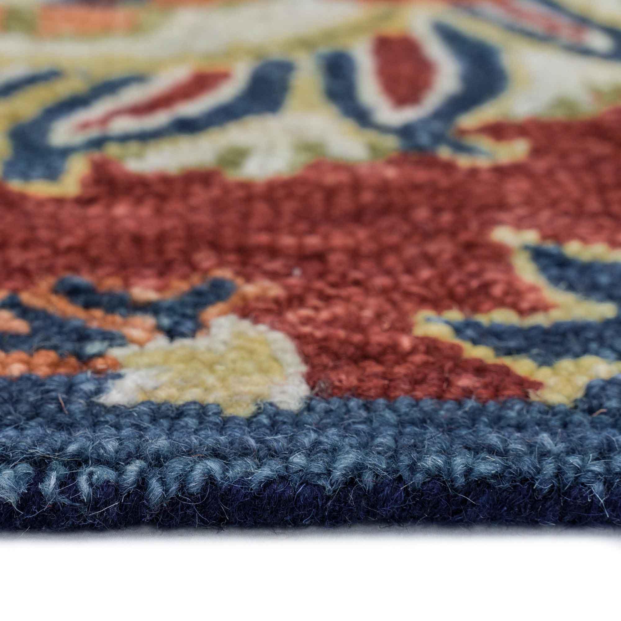 Capel Avanti-Keshan Red Navy - Rectangle - 5' x 8' - Image 2