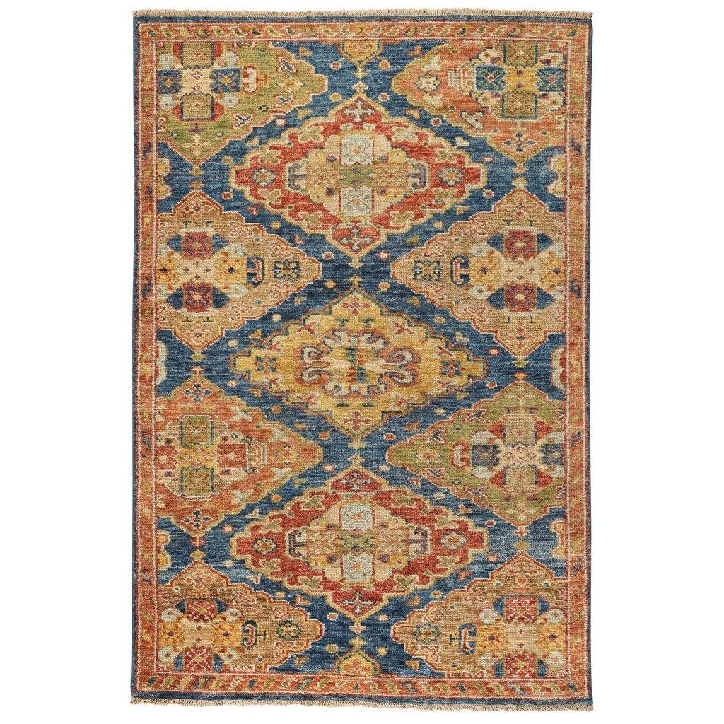 Capel Charise-Kazak 1206-455 Blue Multi – Rectangle – 5′ x 8′