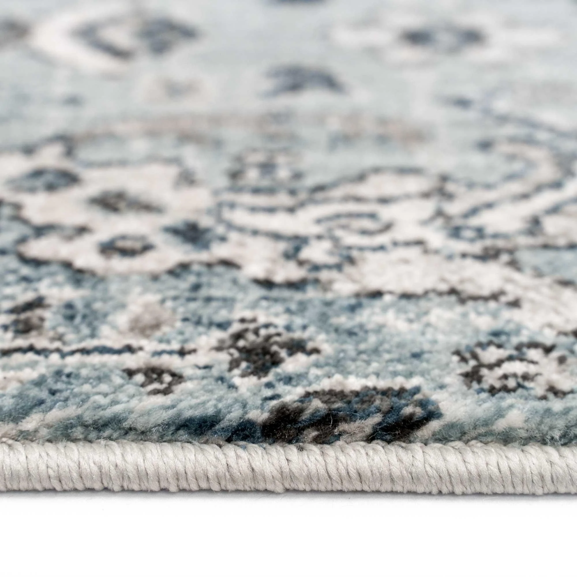 Capel Landis-Isfahan 3922-443 5' x 8' Rug - Slate Blue - Image 2