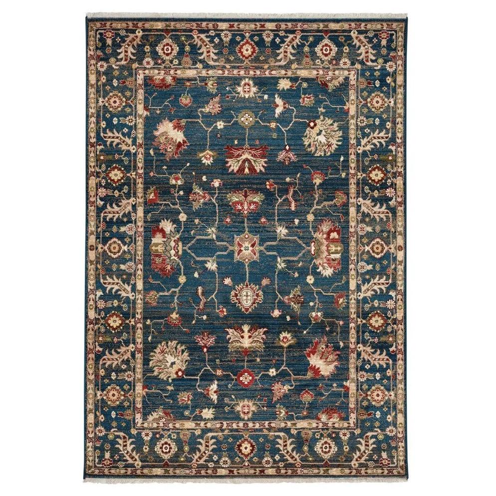 Capel Landis-Keshan 3924-467 5′ x 8′ Rug – Cerulean Blue