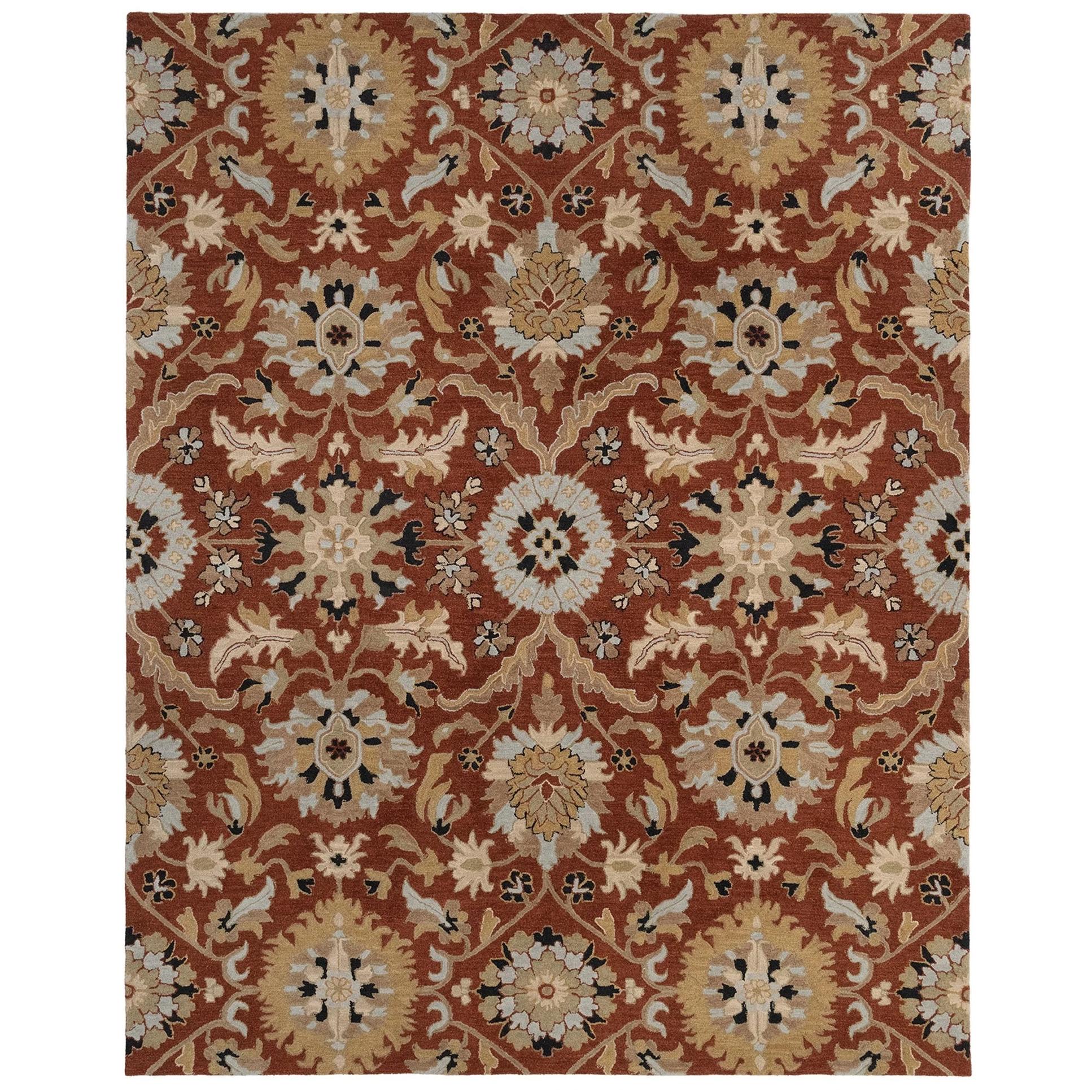 Capel Azari-Kesha 3273-870 5′ x 8′ Rug – Terra Cotta