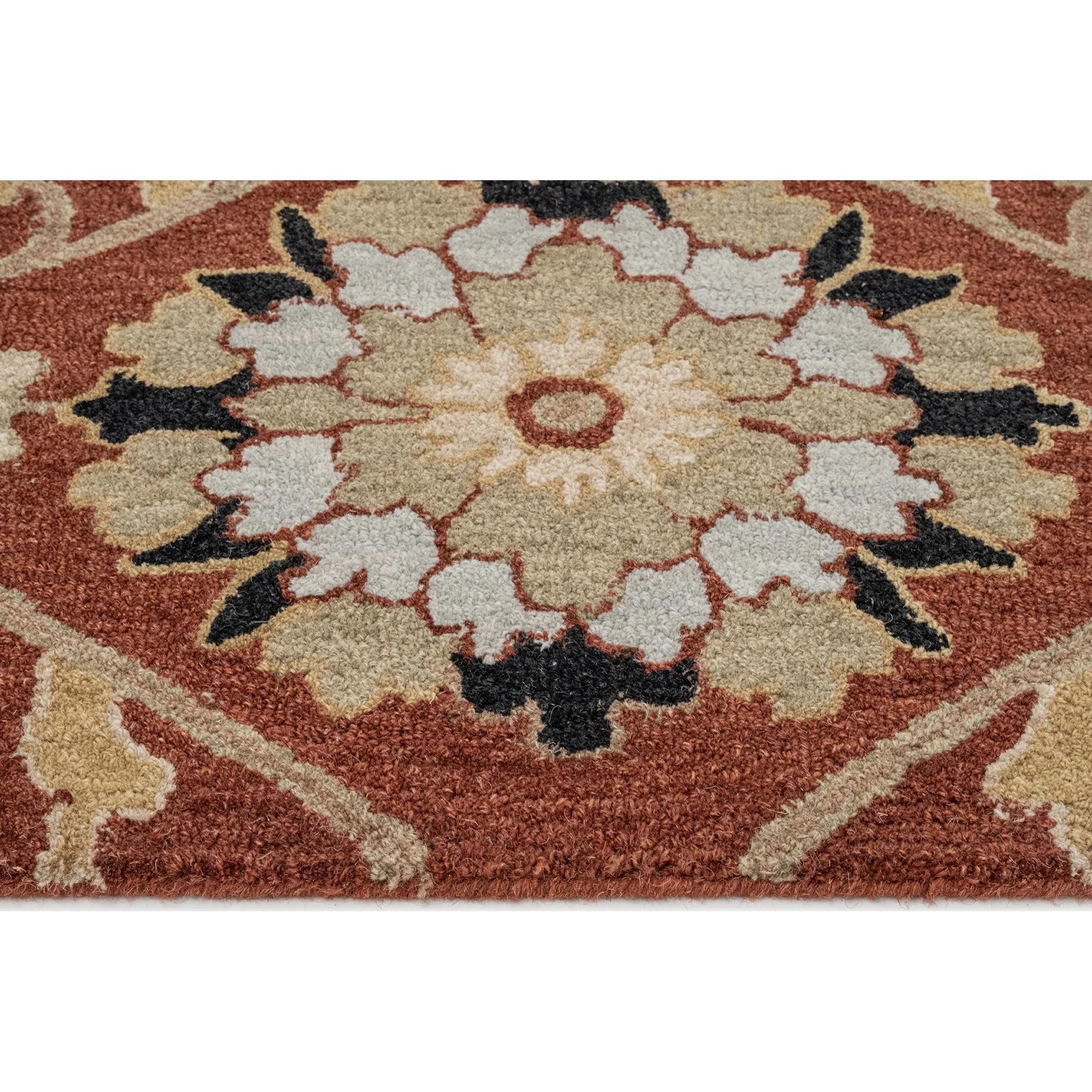 Capel Azari-Kesha 3273-870 5' x 8' Rug - Terra Cotta - Image 3