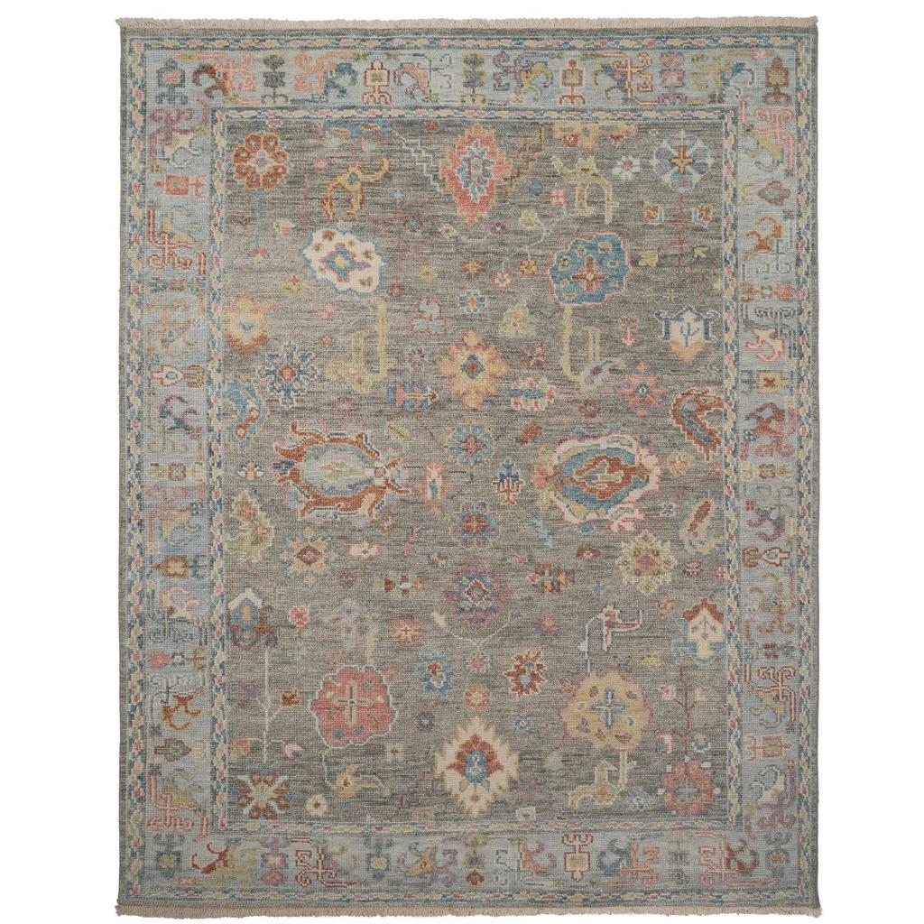 Capel Verve 1220-375 Silver Multi - Rectangle - 5' x 8' - Image 1