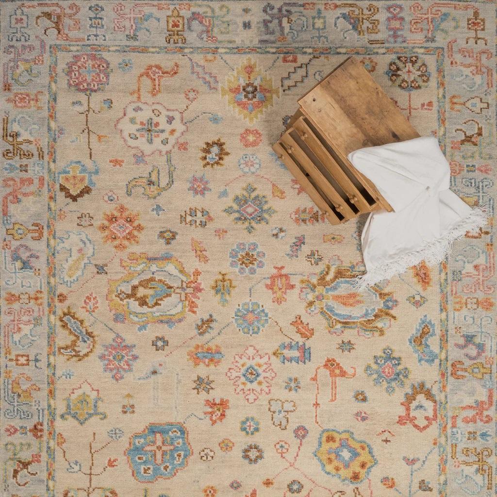 Capel Verve 1220-675 Ecru Multi - Rectangle - 5' x 8' - Image 2