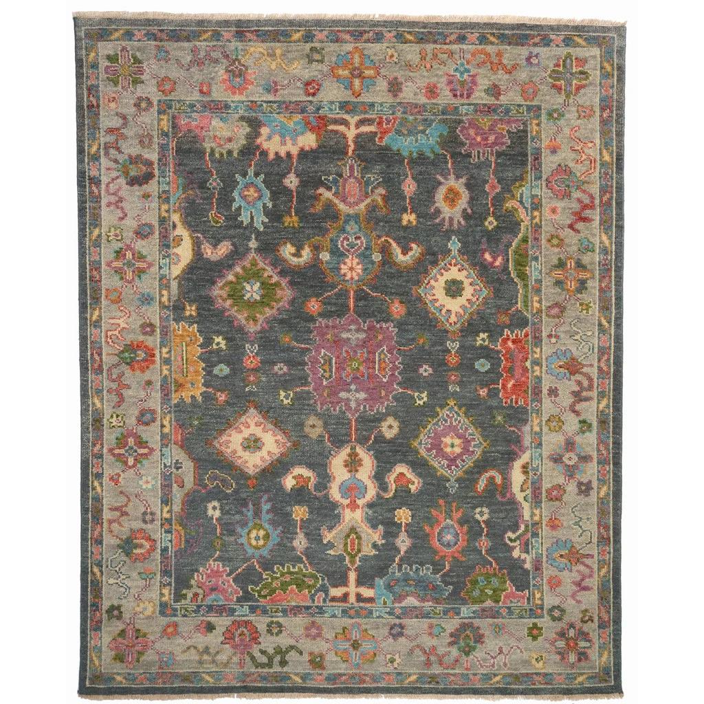 Capel Verve 1220-390 Dark Gray Multi - Rectangle - 5' x 8' - Image 1