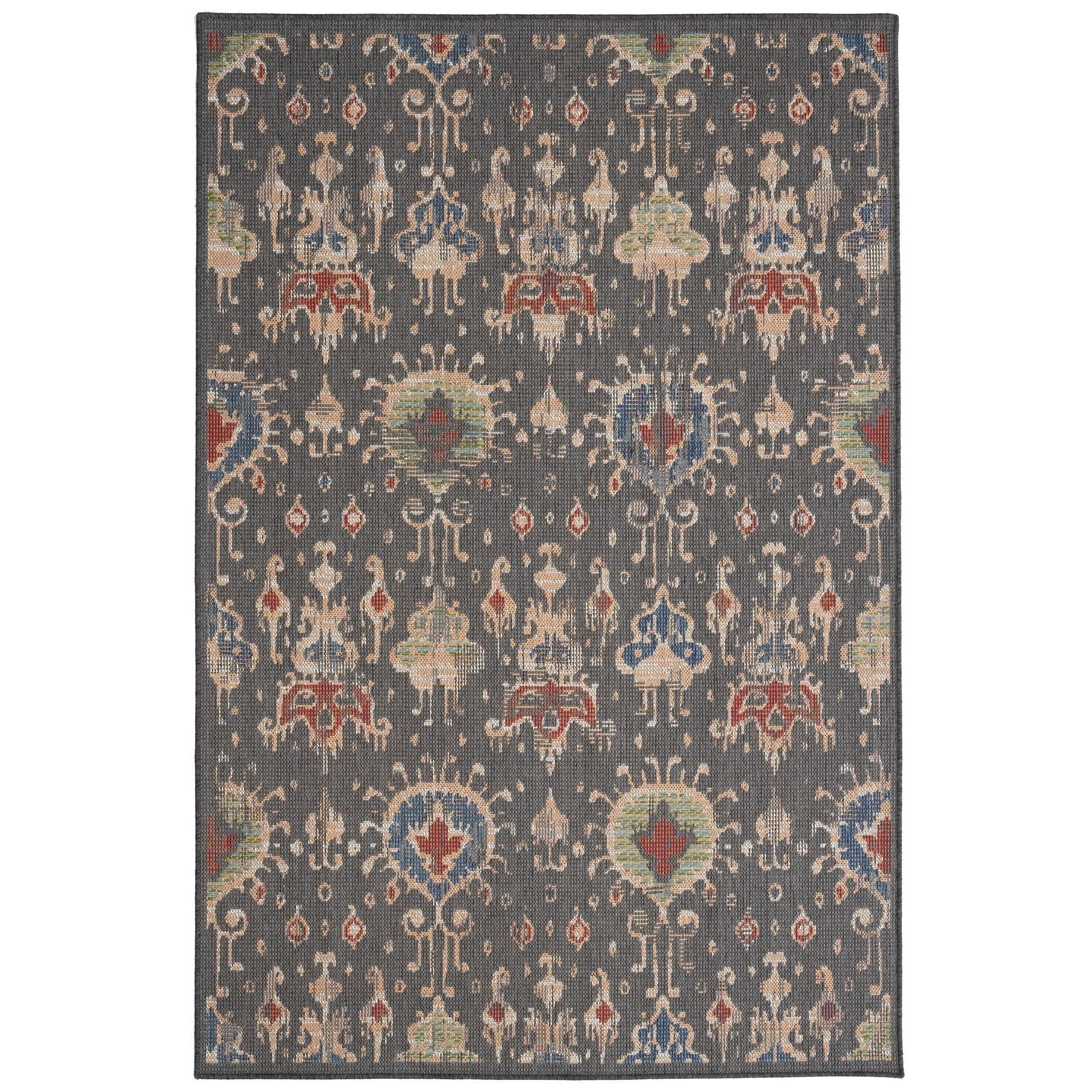 Capel Captiva-Ikat 5100-750 Brown – Rectangle – 5′ 3″ x 7′ 6″