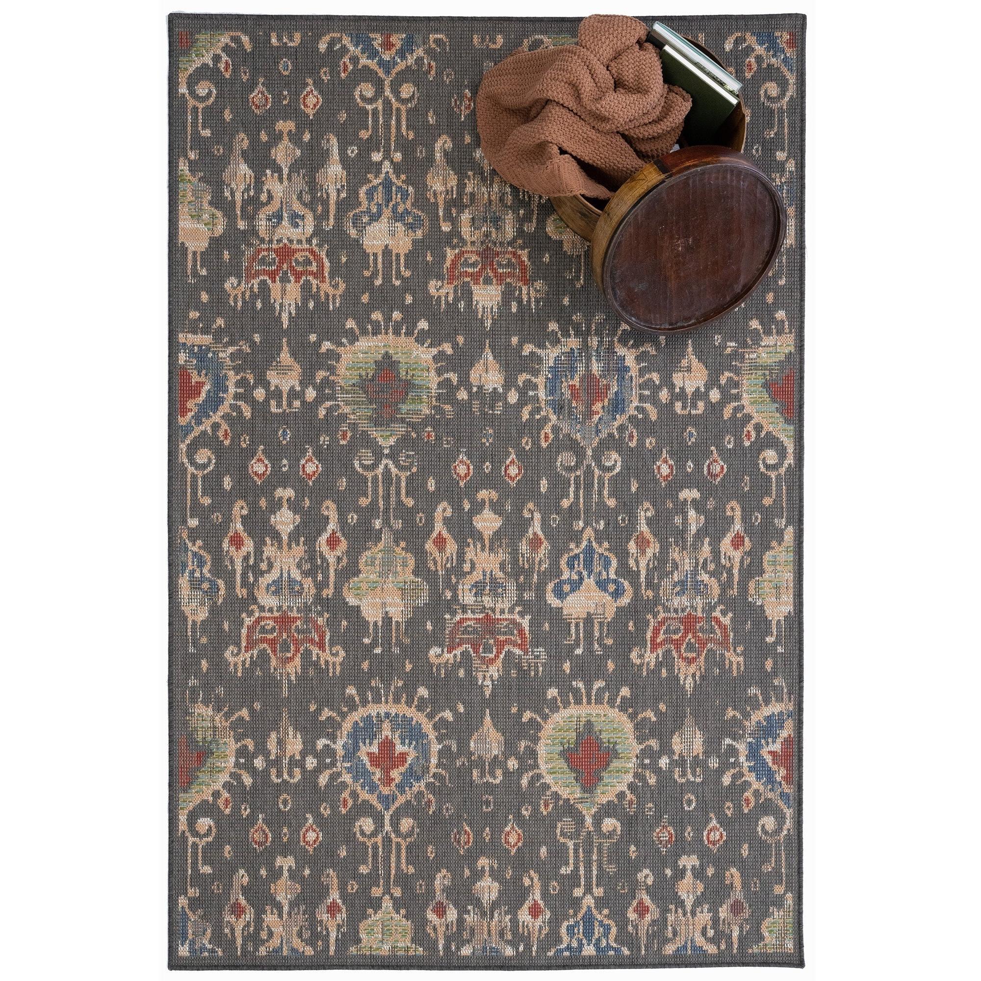 Capel Captiva-Ikat 5100-750 Brown - Rectangle - 5' 3" x 7' 6" - Image 2