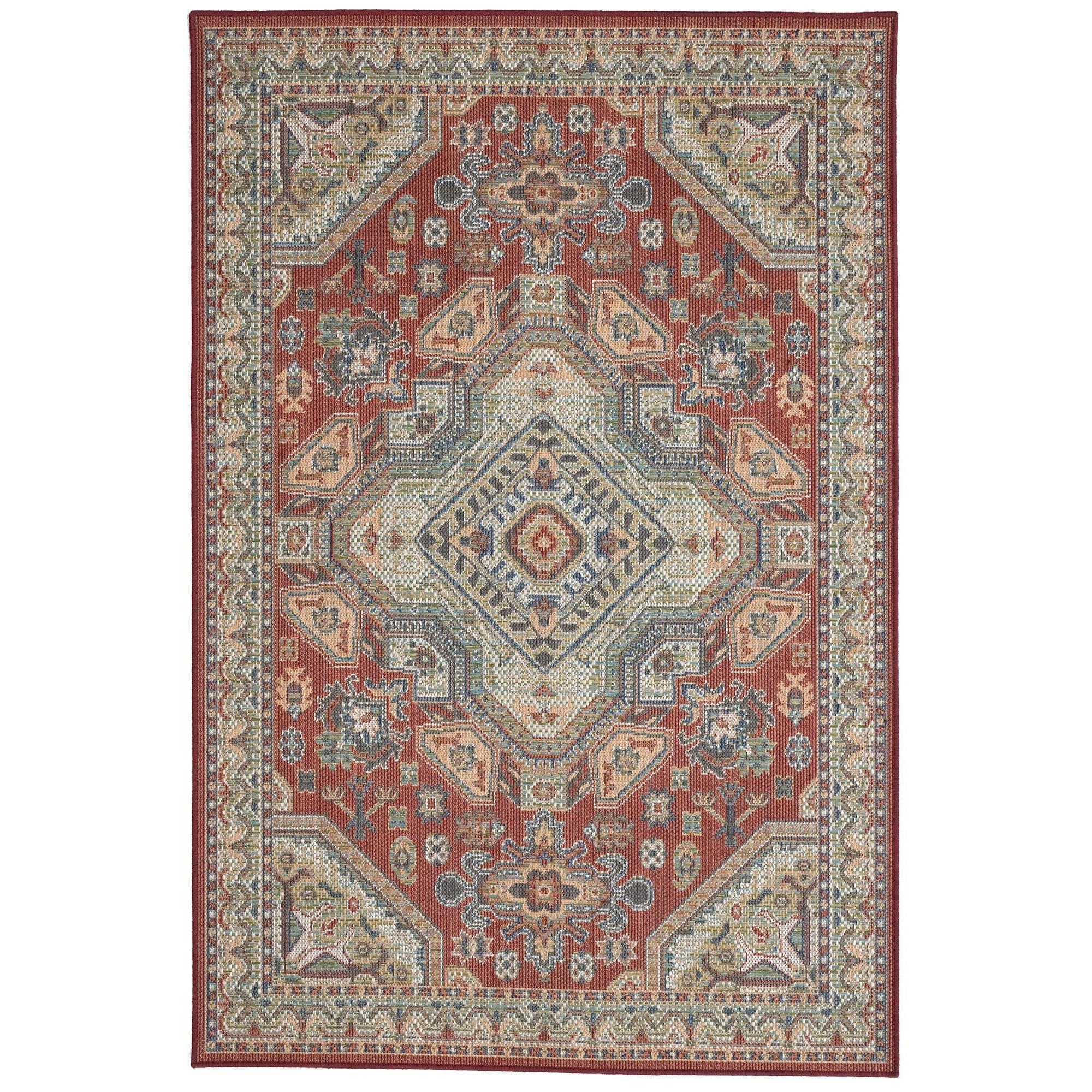 Capel Captiva-Tabriz 5101-575 Red – Rectangle – 5′ 3″ x 7′ 6″