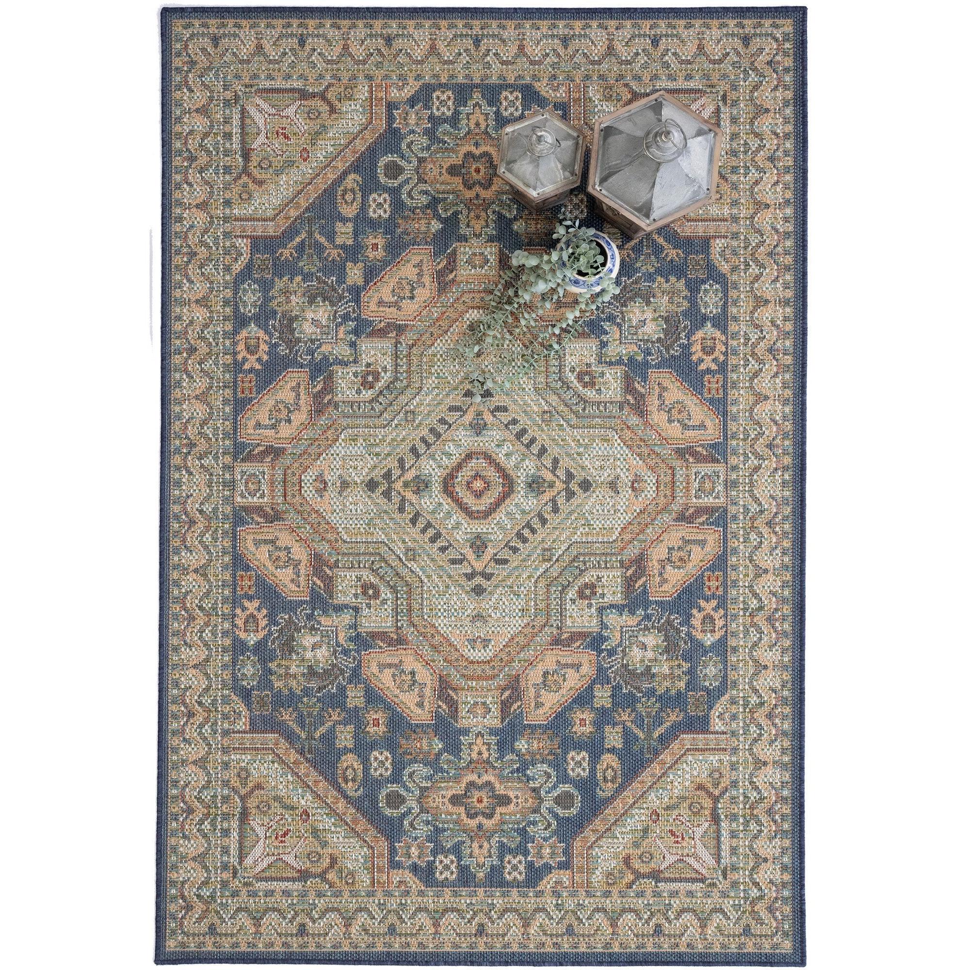 Capel Captiva-Tabriz 5101-475 Navy - Rectangle - 5' 3" x 7' 6" - Image 2