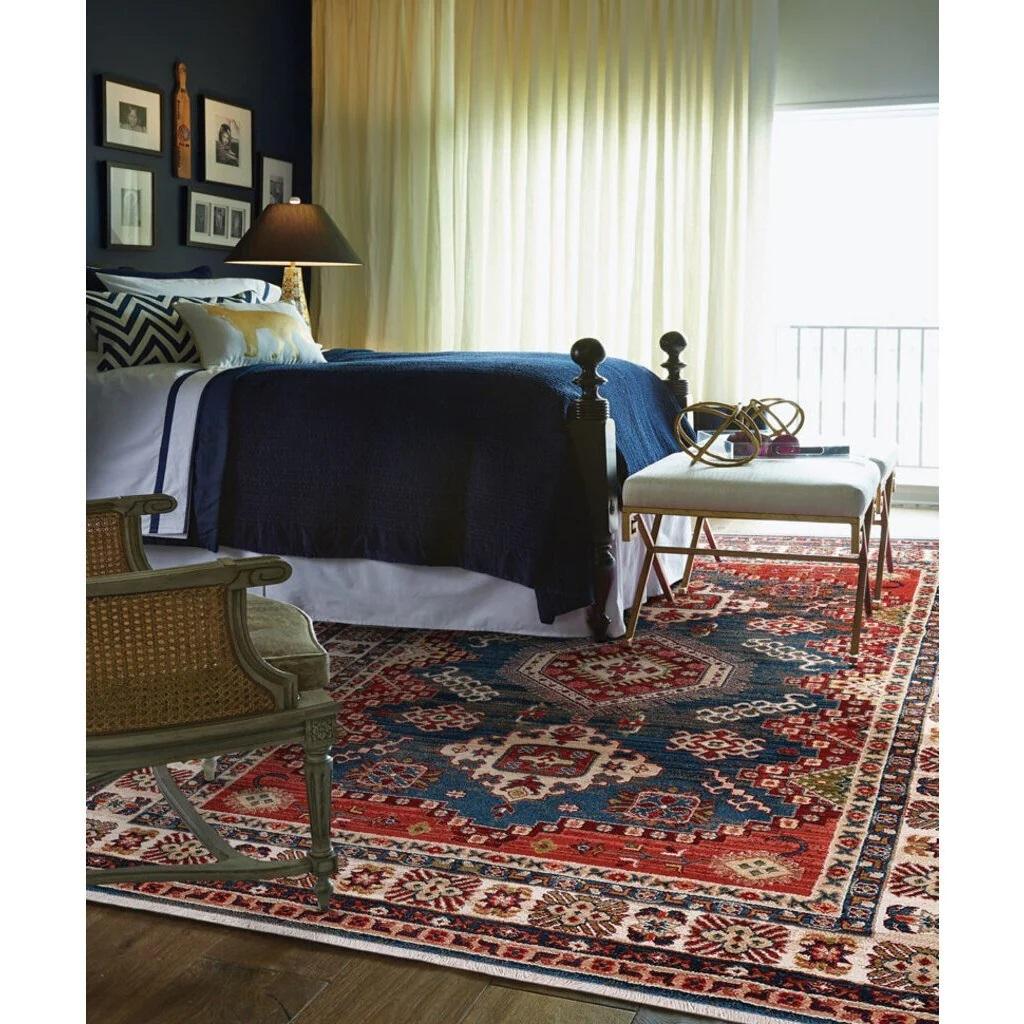 Capel Landis-Kazak 3923-470 Century Blue - Rectangle - 5'1" x 7'5" - Image 3