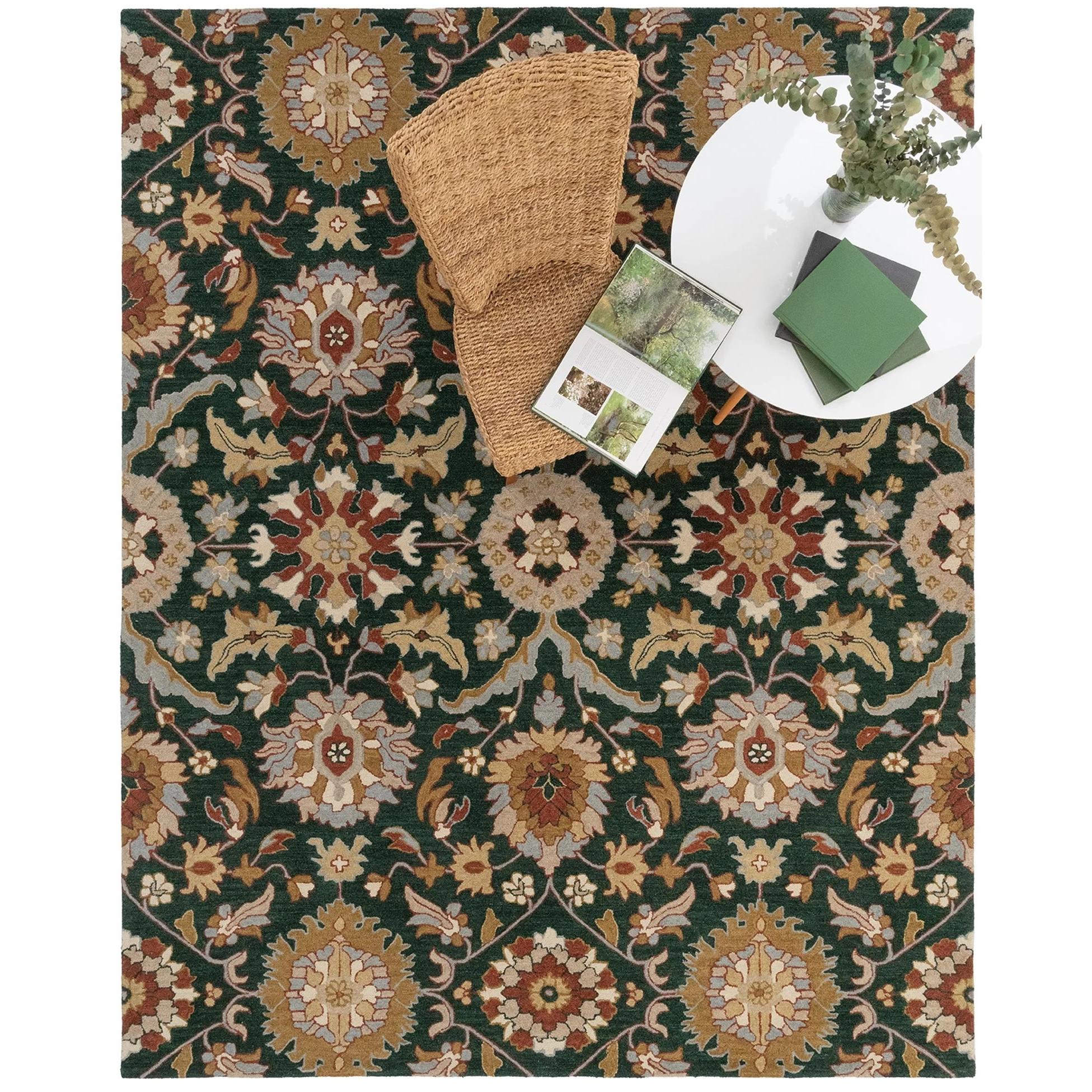 Capel Azari-Keshan 3273-280 Evergreen - Rectangle - 5' 0" x 8' 0" - Image 2