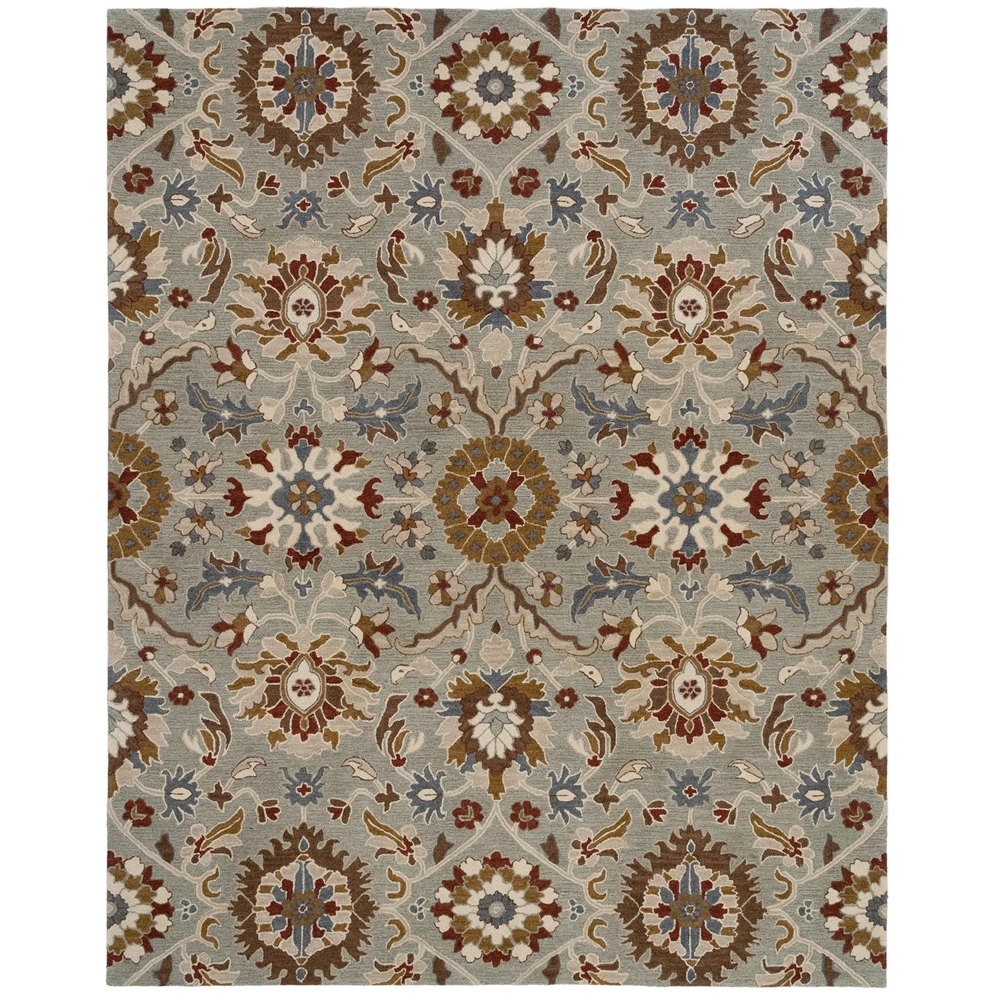 Capel Azari-Keshan 3273-350 Pewter – Rectangle – 5′ 0″ x 8′ 0″