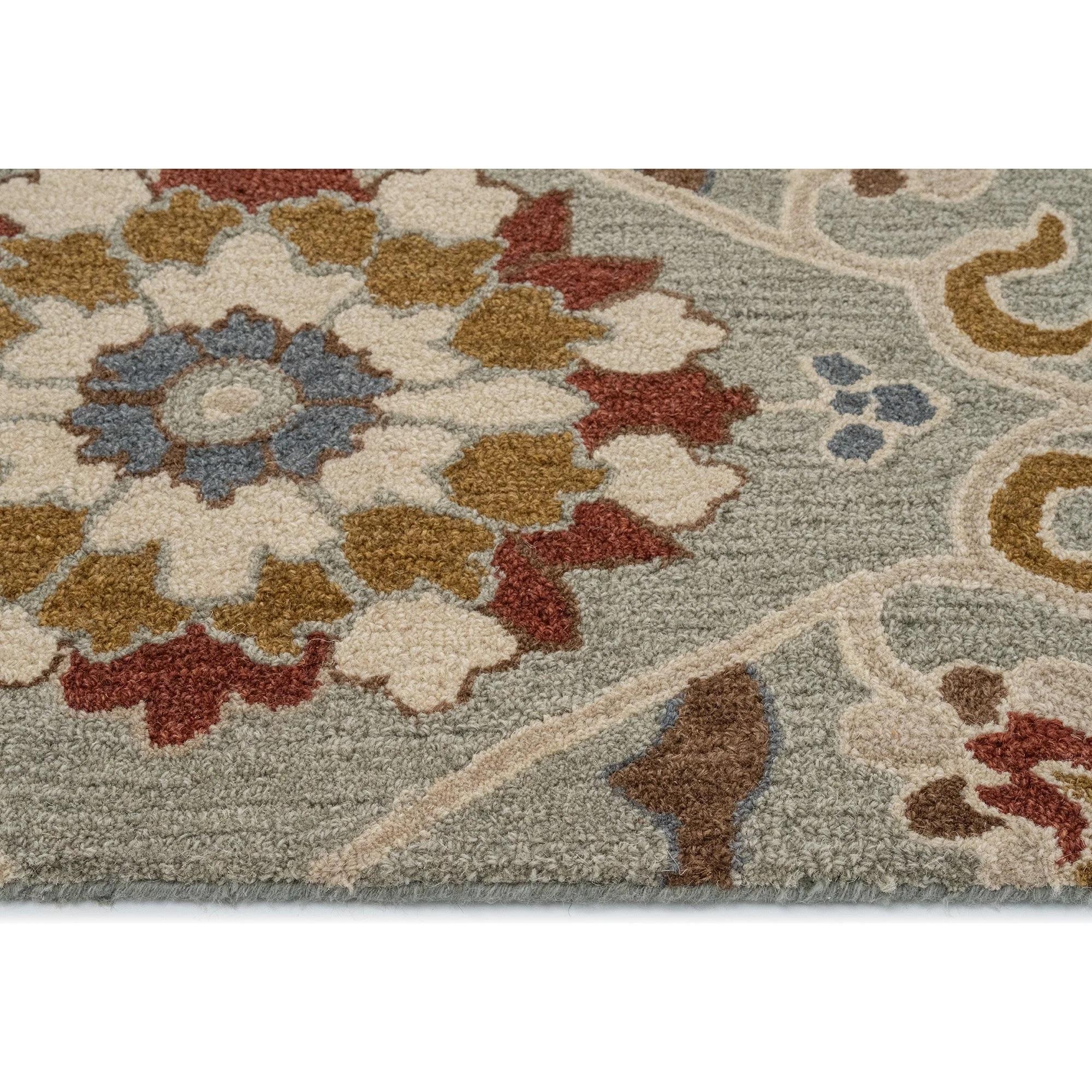 Capel Azari-Keshan 3273-350 Pewter - Rectangle - 5' 0" x 8' 0" - Image 3