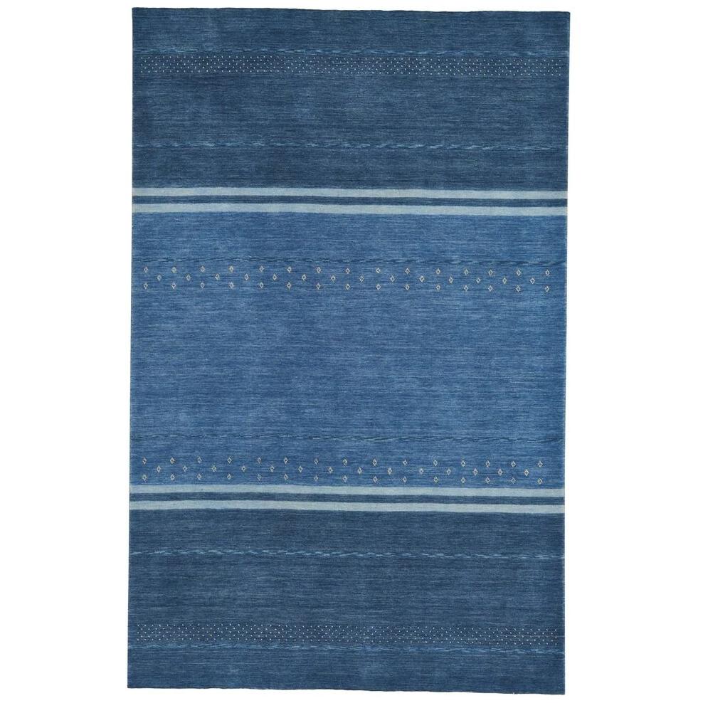 Capel Simply-Gabbeh 3495-440 Taos Blue – Rectangle – 5′ 0″ x 8′ 0″