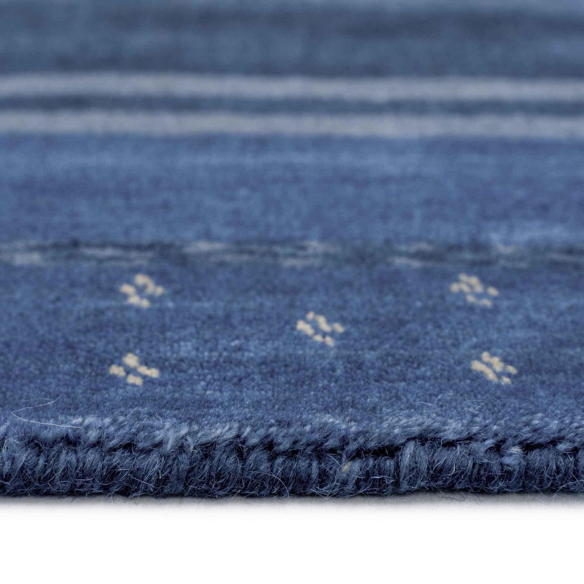 Capel Simply-Gabbeh 3495-440 Taos Blue - Rectangle - 5' 0" x 8' 0" - Image 3